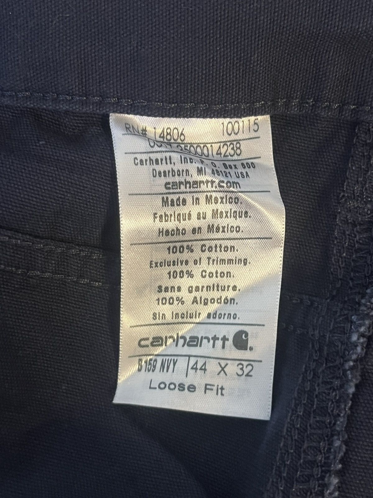 Carhartt Carhartt Plus sized 44x32 mens work pants Size US 44 / EU 60 - 4 Thumbnail