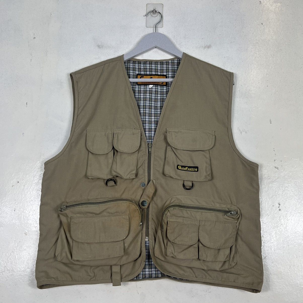 Japanese Brand 🔥 GOLD FELING MULTI POCKET FISHING VEST Size US L / EU 52-54 / 3 - 2 Thumbnail