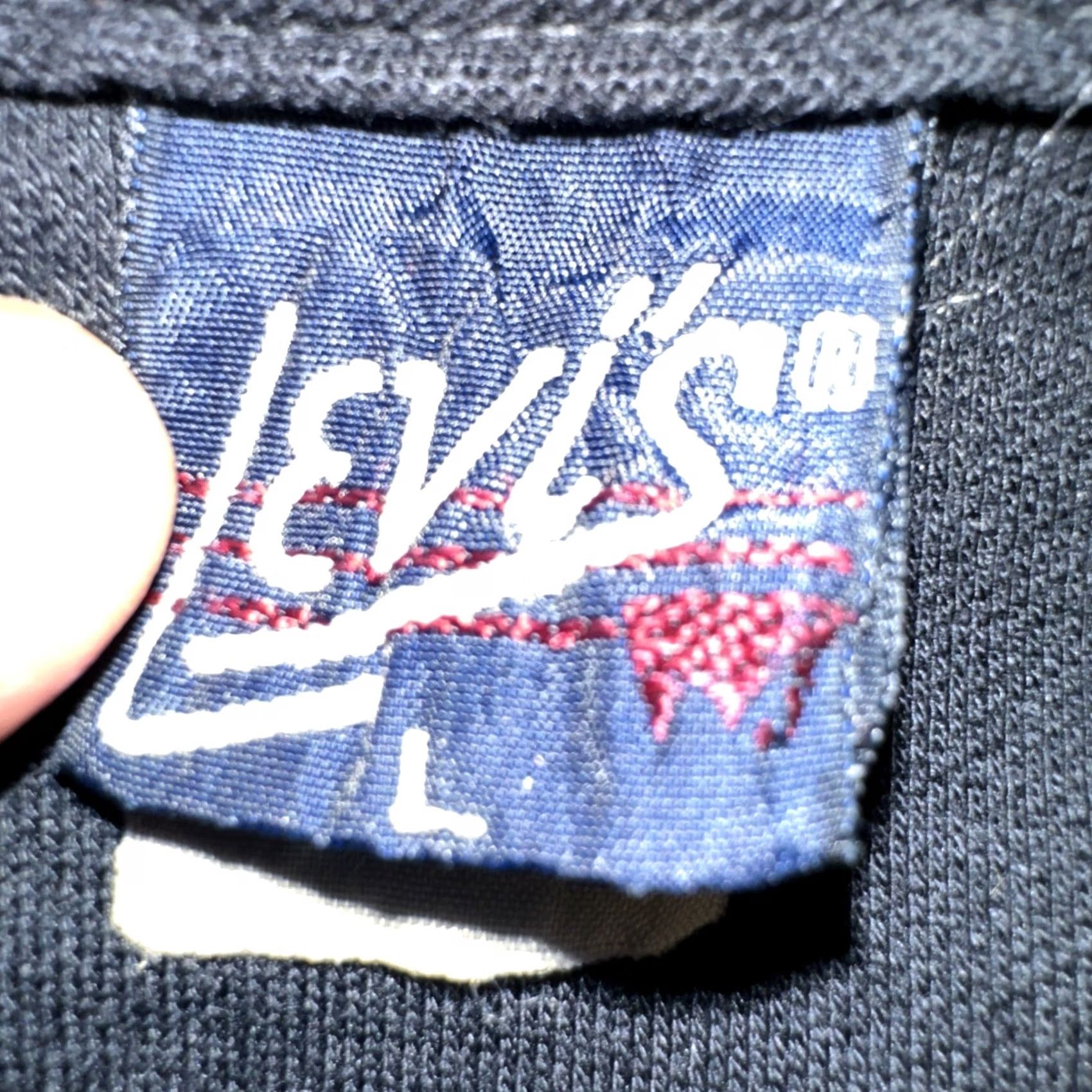 Levi's VINTAGE Levi’s Black Polo Shirt L Classic Casual Short Sleeve Top Size US L / EU 52-54 / 3 - 2 Thumbnail