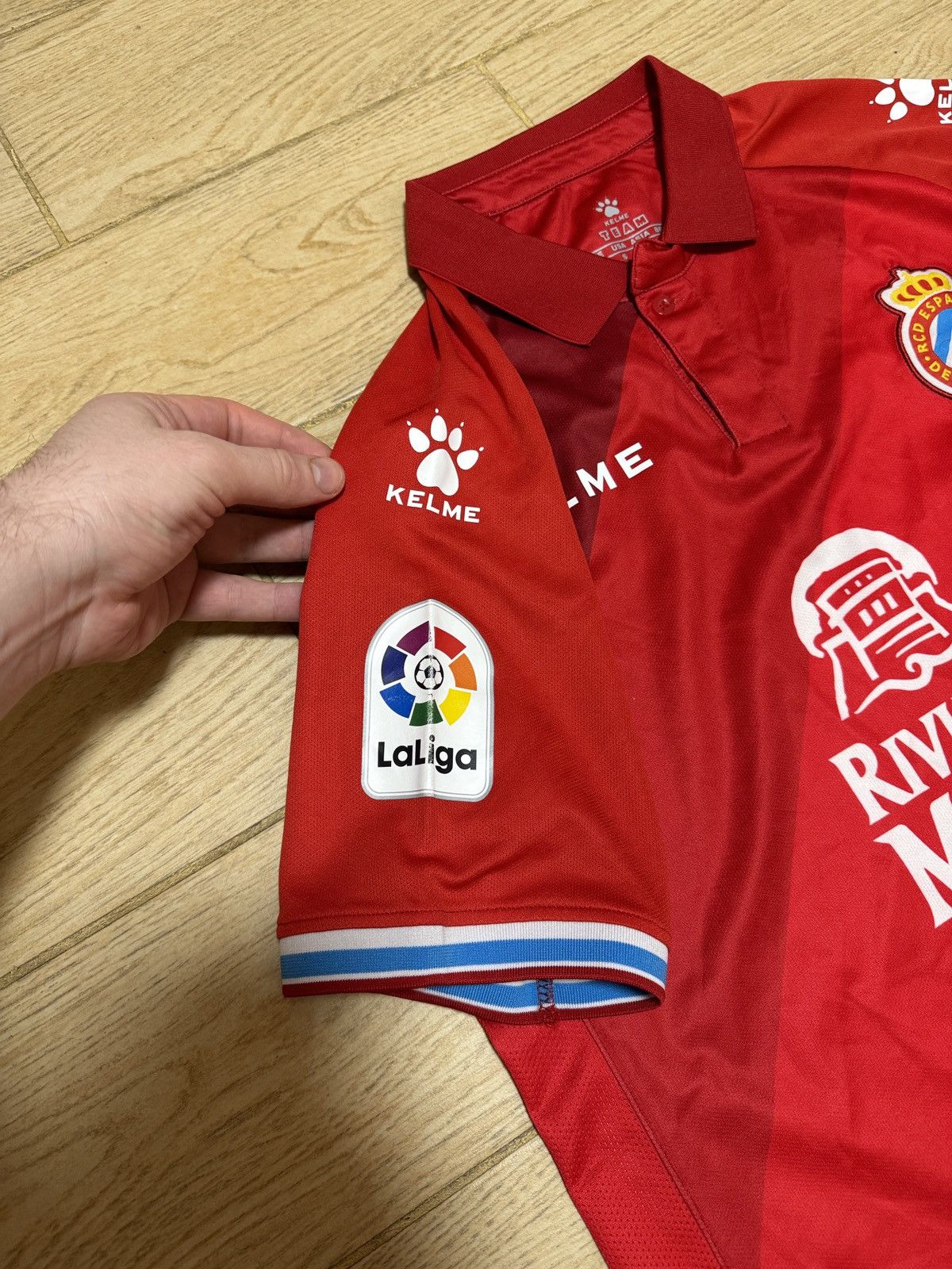 Vintage Vintage Kelme Barcelona Rivera Maya distressed jersey soccer Size US M / EU 48-50 / 2 - 7 Thumbnail