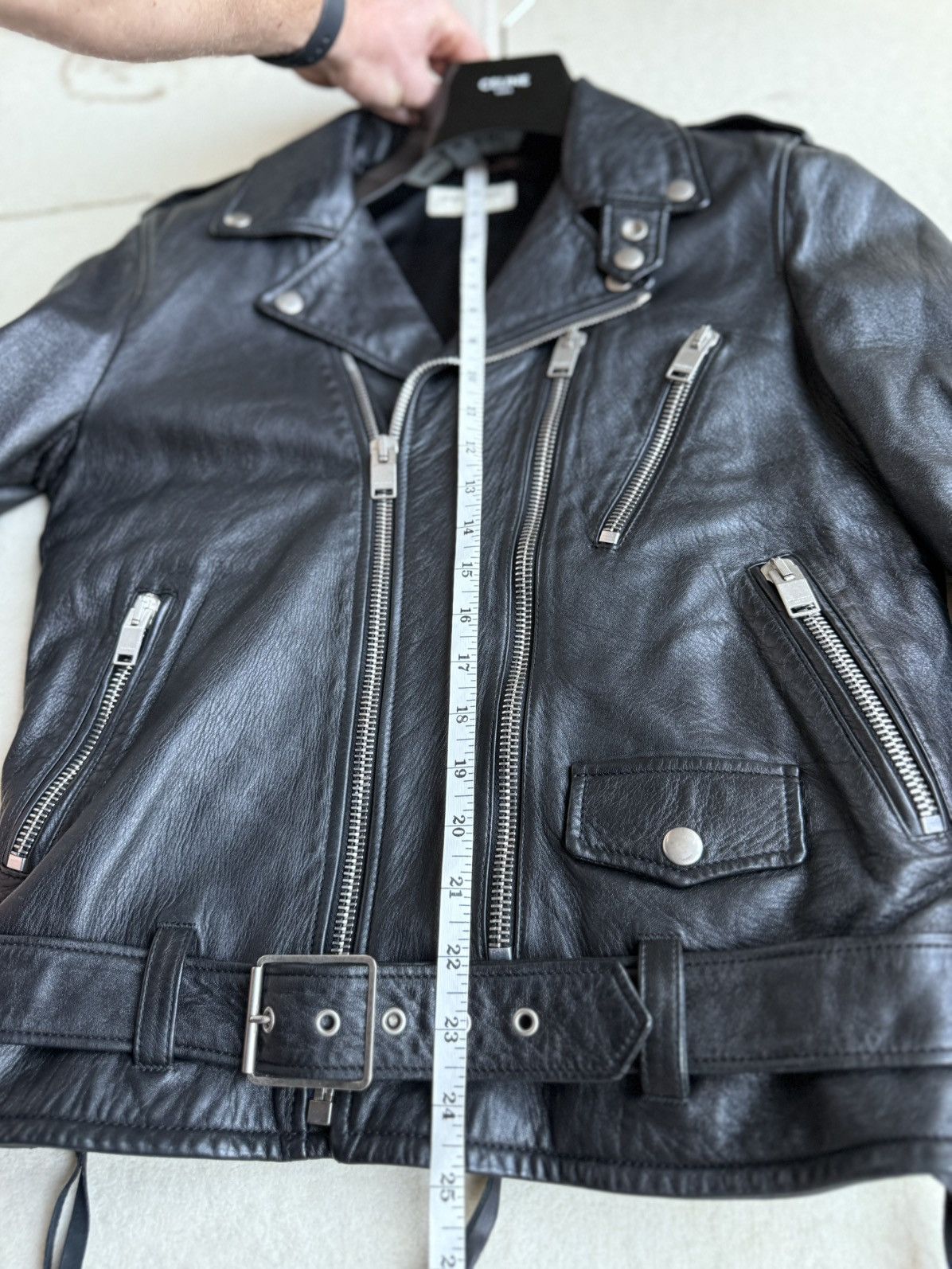 Saint Laurent Paris Saint Laurent Bloodluster leather L17 biker jacket 46 Hedi Size US S / EU 44-46 / 1 - 9 Thumbnail