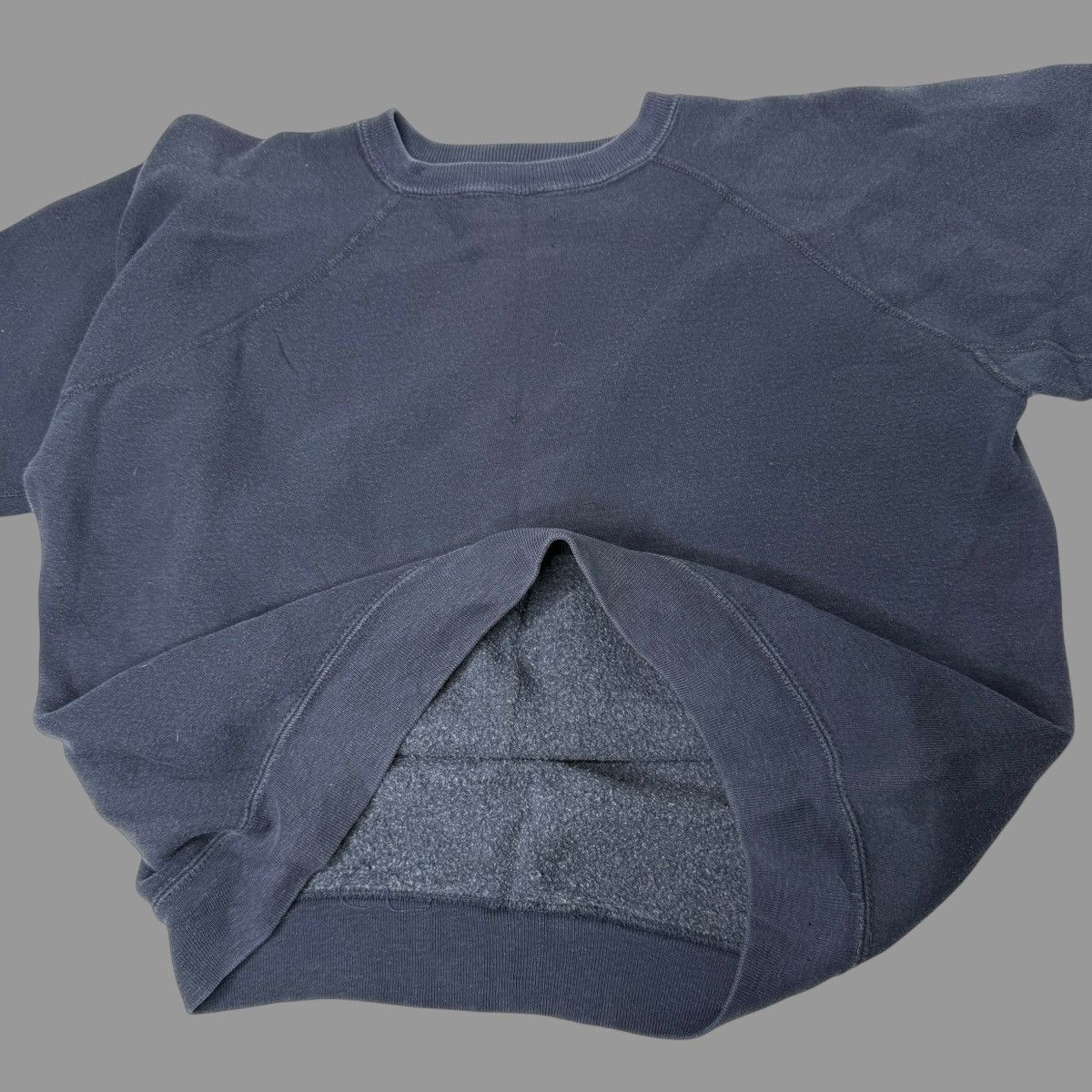 Vintage Vintage 1960s dark navy blank sweatshirt Size US M / EU 48-50 / 2 - 5 Thumbnail