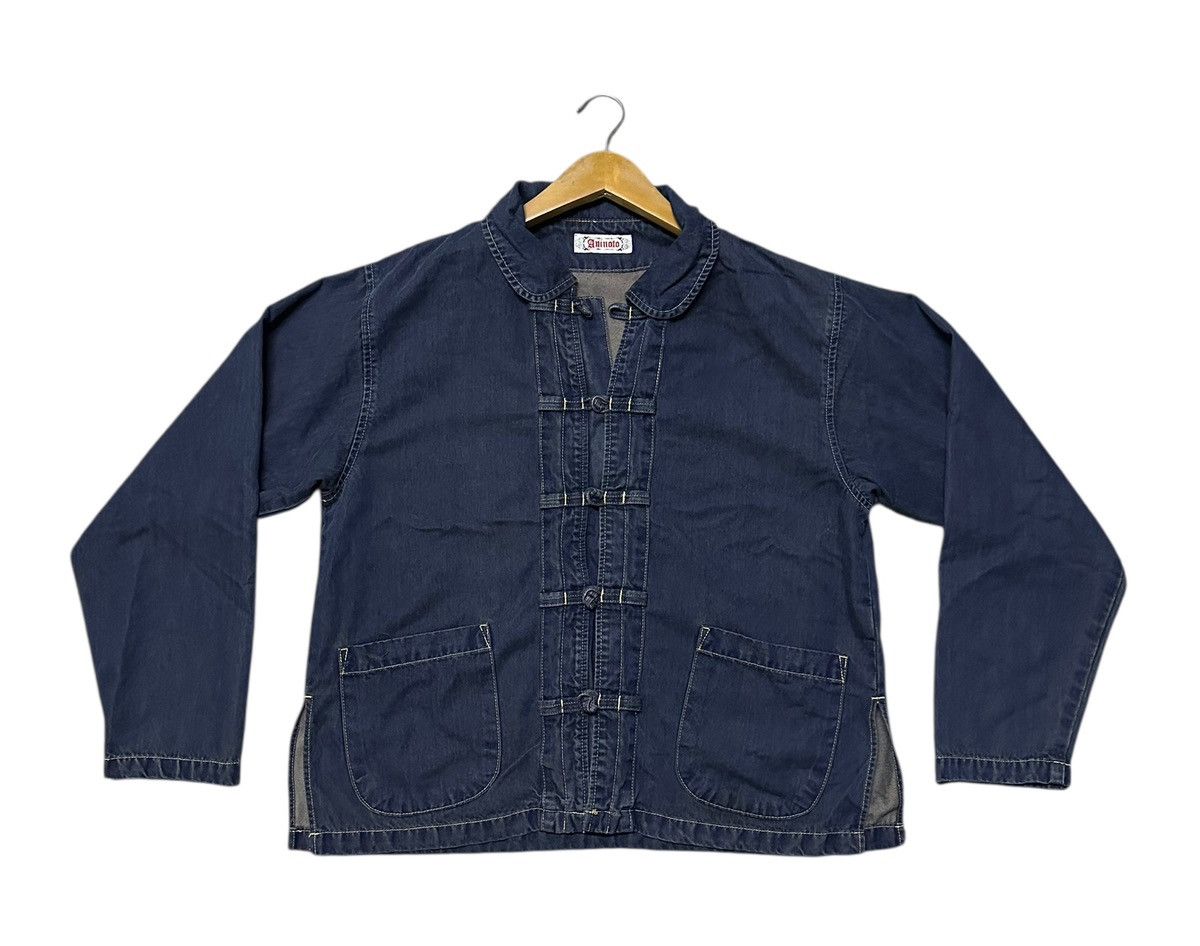 Japanese Brand Aninoto chore jacket with chinese frog buttons Size US M / EU 48-50 / 2 - 2 Thumbnail