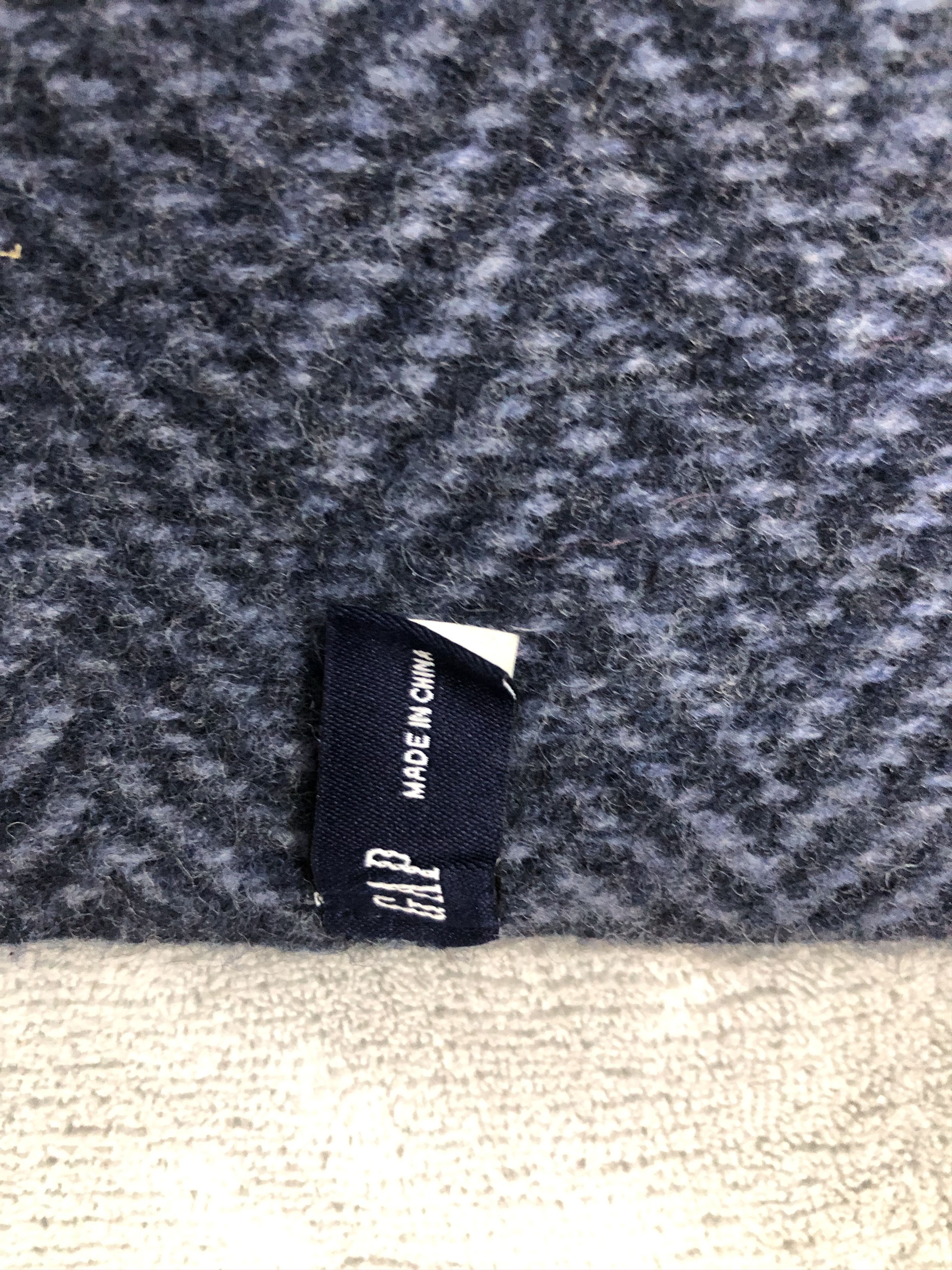 Gap Blue Wool Scarf Muffler Neck Scarf