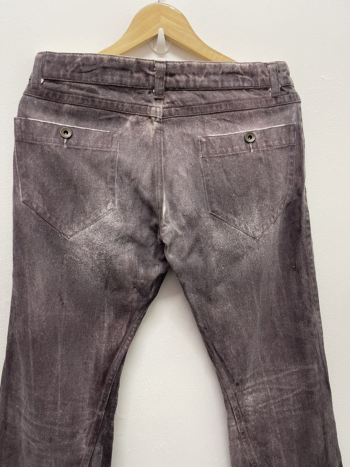 Japanese Brand Vintage Flare Denim Splatter Design Streetwear Ppfm Size US 30 / EU 46 - 5 Thumbnail