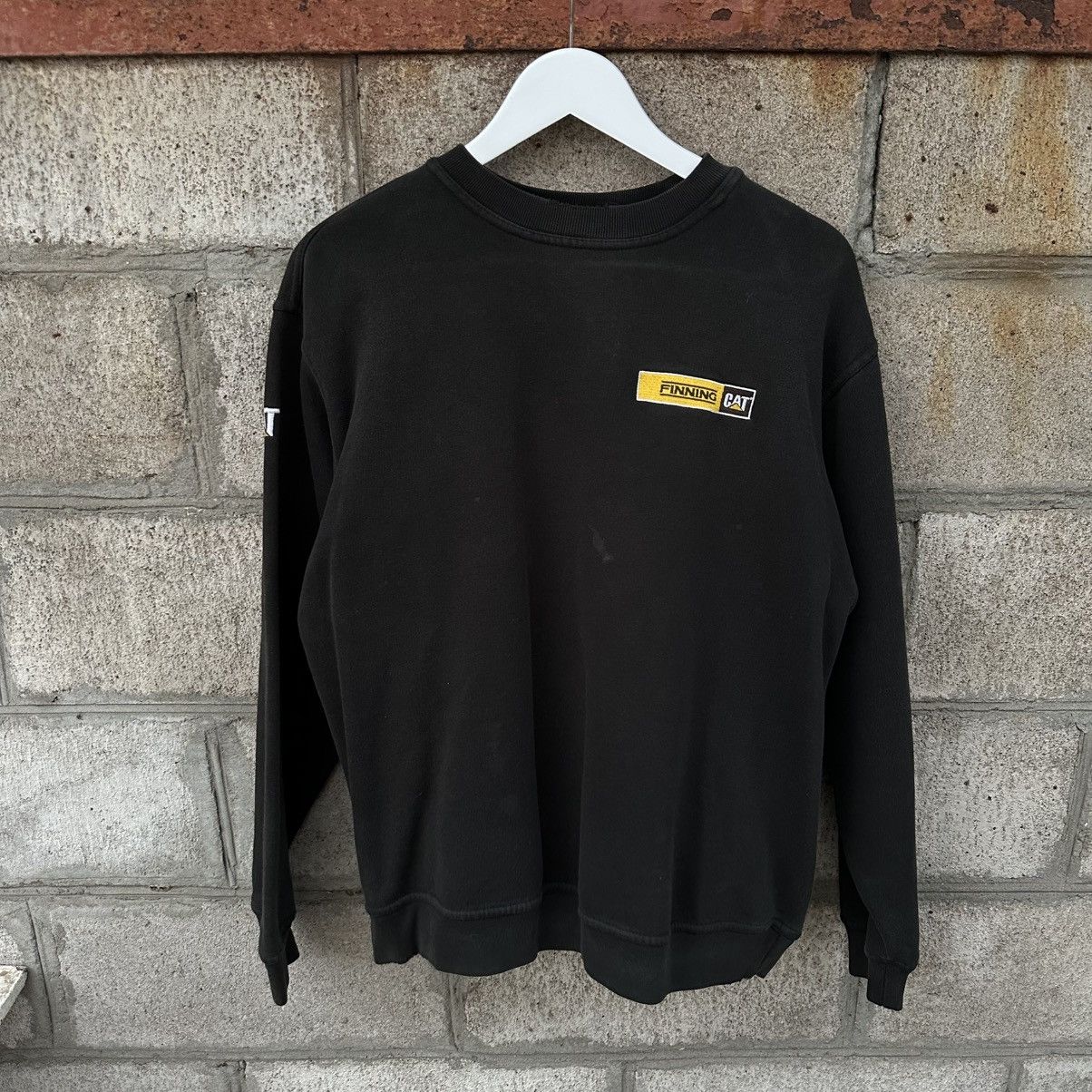 Caterpillar Vintage Fining Cat Sweatshirt Small Logo Caterpillar Y2K 00s Size US M / EU 48-50 / 2 - 1 Thumbnail