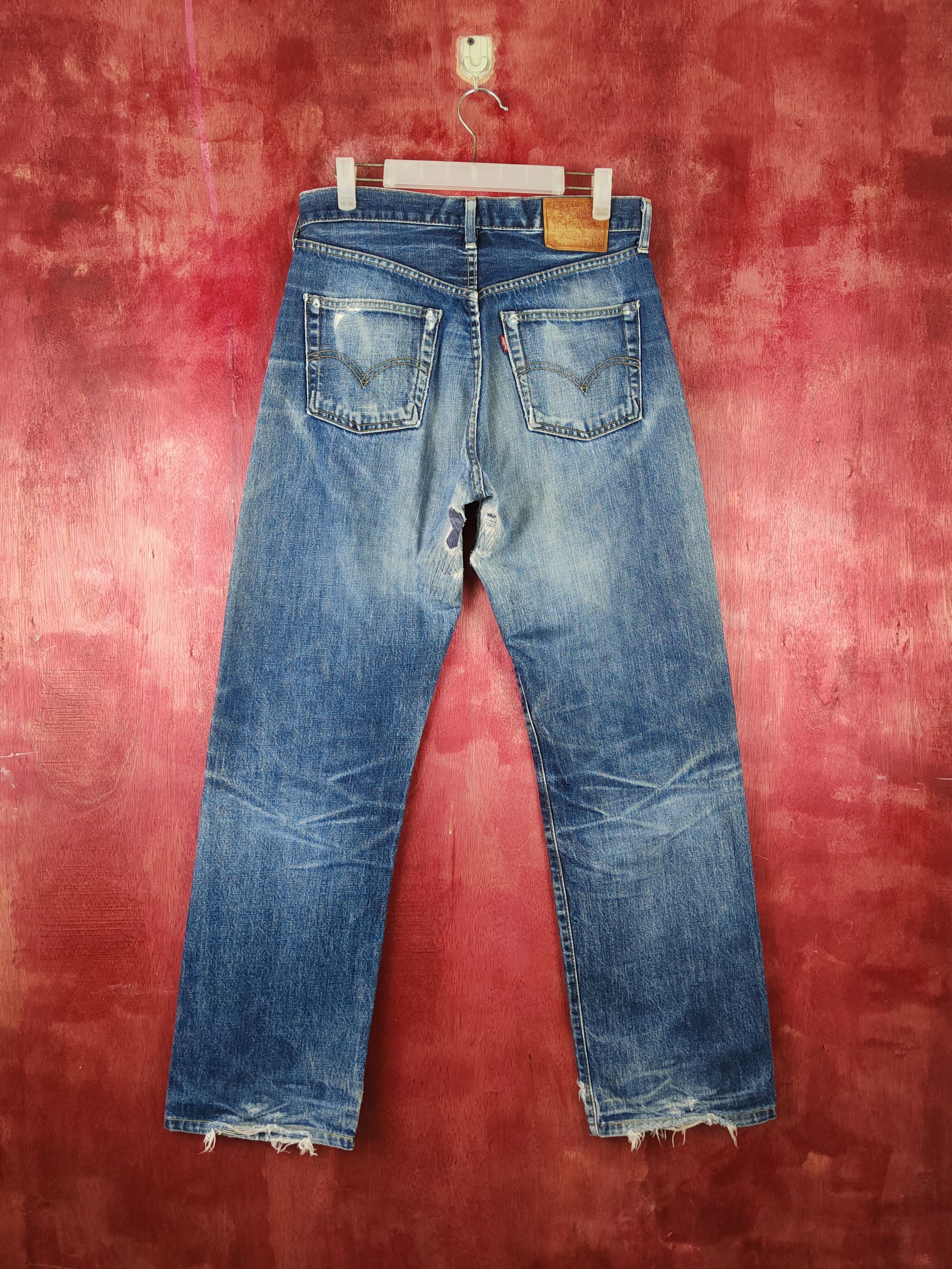 Levi's Levi's big E vintage selvedge Blue jeans Denim Pants #S1367 Size US 31 - 8 Thumbnail