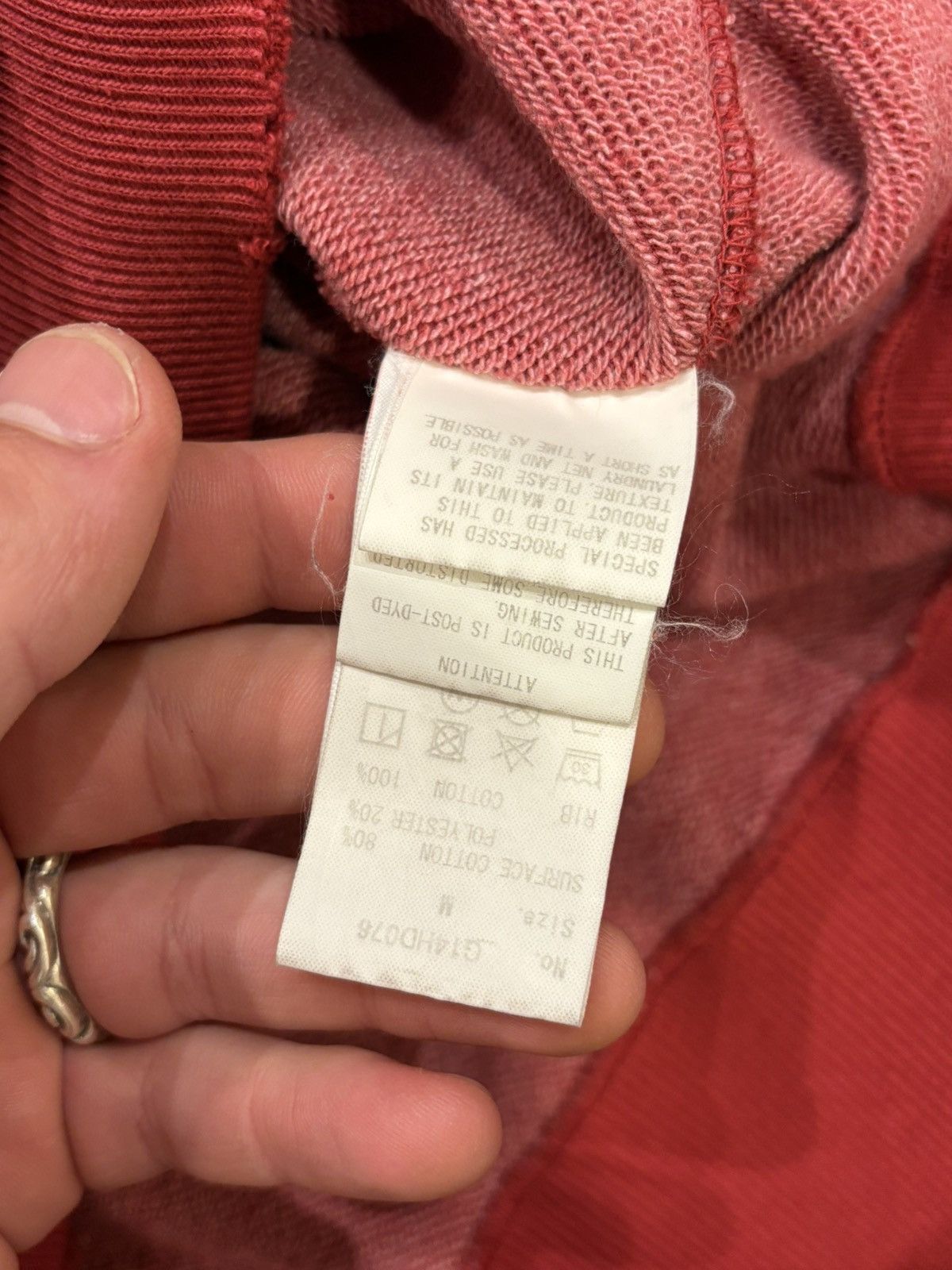 Other Kamiya Distressed Henry Neck Hoodie Size US M / EU 48-50 / 2 - 4 Thumbnail
