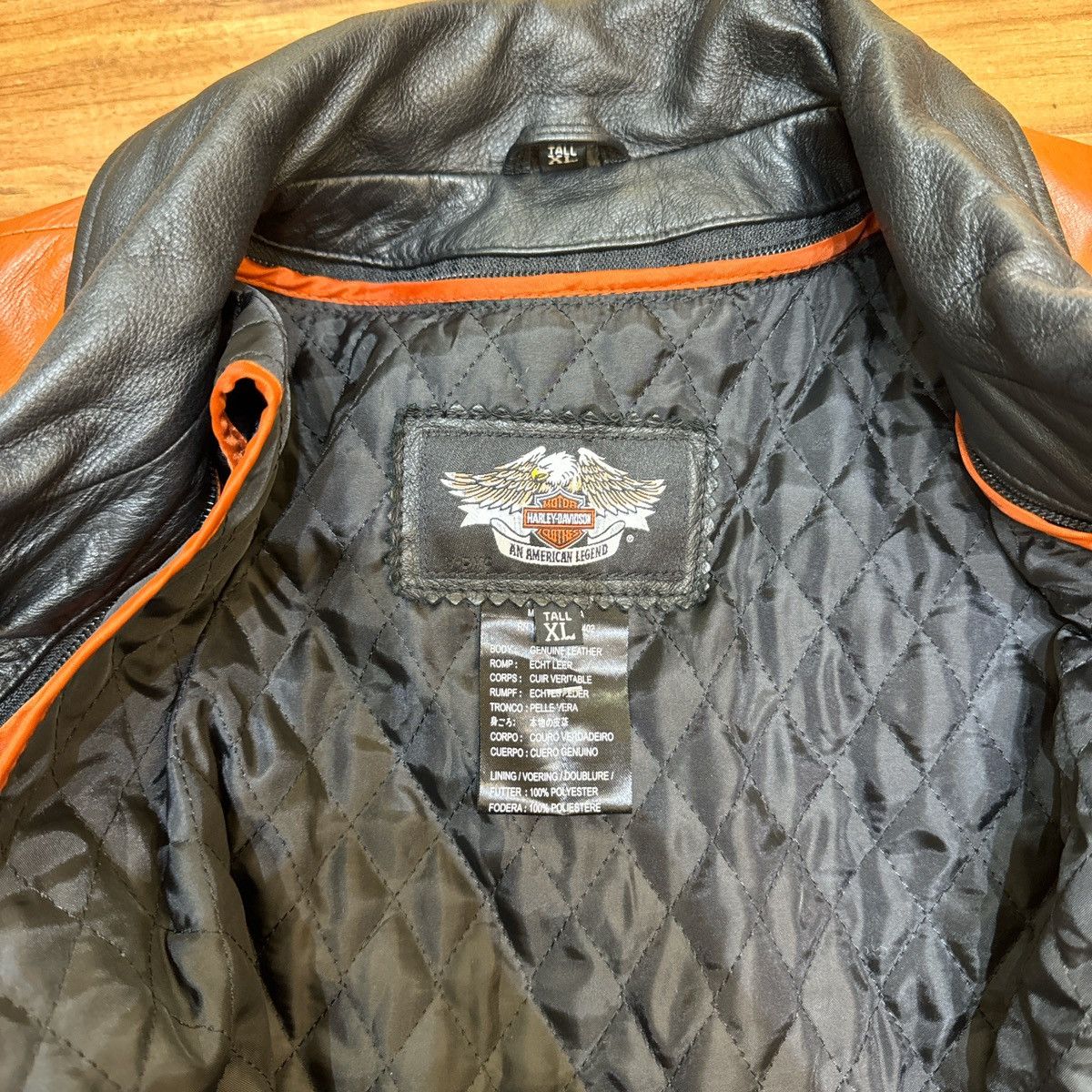 Harley Davidson Vintage Women’s Leather Harley Davidson Jacket Size XL / US 12-14 / IT 48-50 - 3 Thumbnail