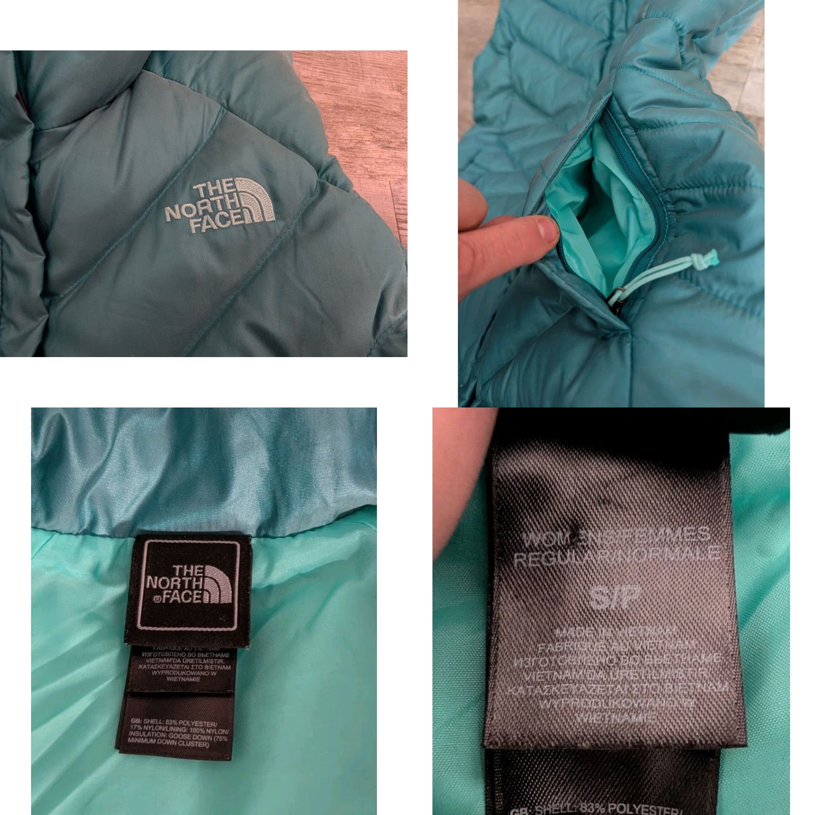 The North Face The North Face Aconcagua Full Zip 550 Down Puffer Vest Jacket Coat Women S Blue Size S / US 4 / IT 40 - 8 Thumbnail