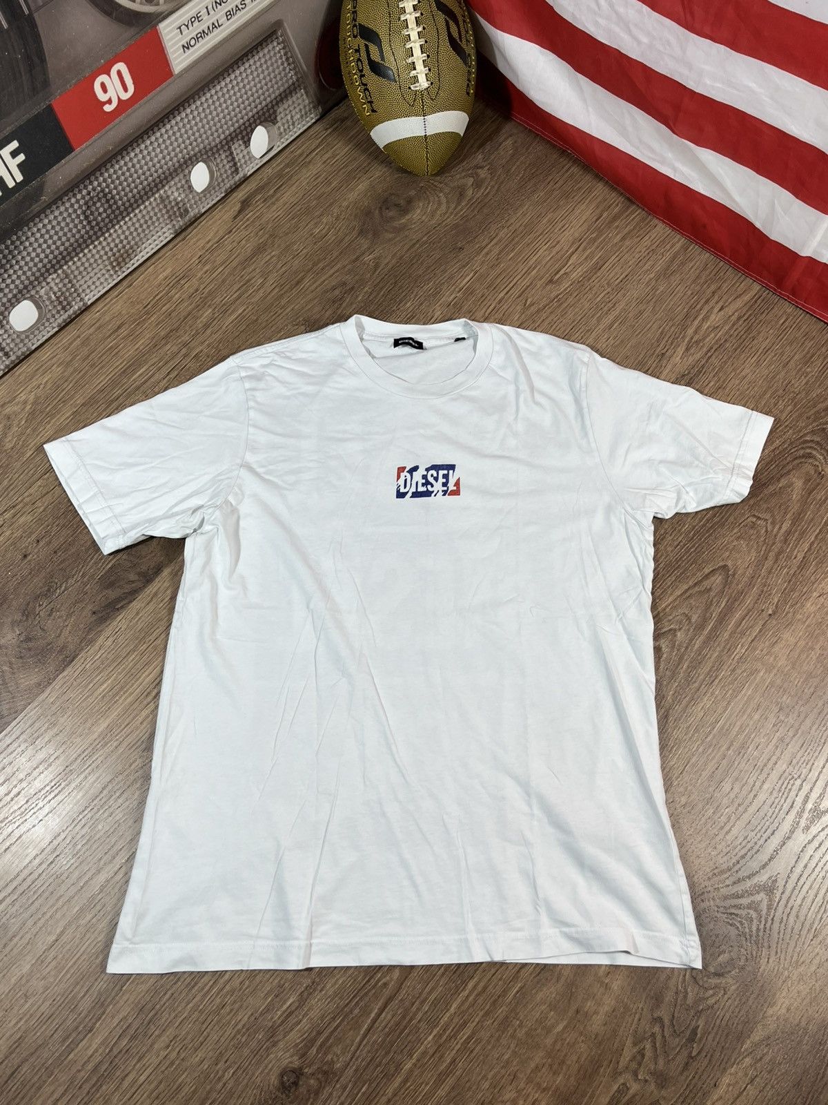 Diesel Vintage Diesel Big Logo T Shirt Size US L / EU 52-54 / 3 - 2 Thumbnail