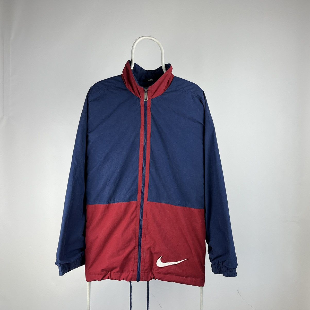 Nike Nike light jacket swoosh vintage size XLarge Size US XL / EU 56 / 4 - 1 Thumbnail