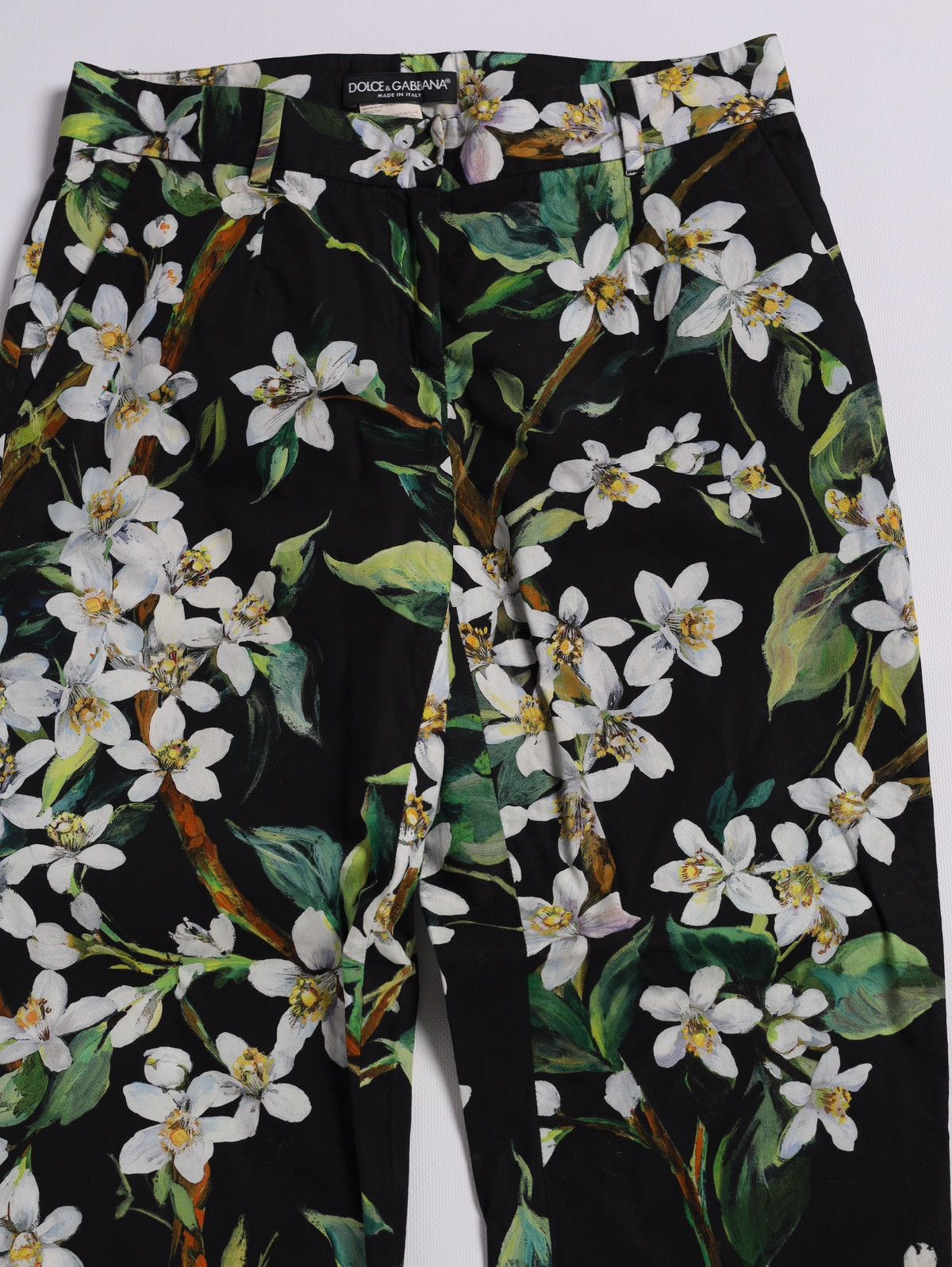 Dolce & Gabbana Dolce Gabbana Floral Flowers Jungle Printed Pants Trousers Size 25" / US 0 / IT 36 - 5 Thumbnail