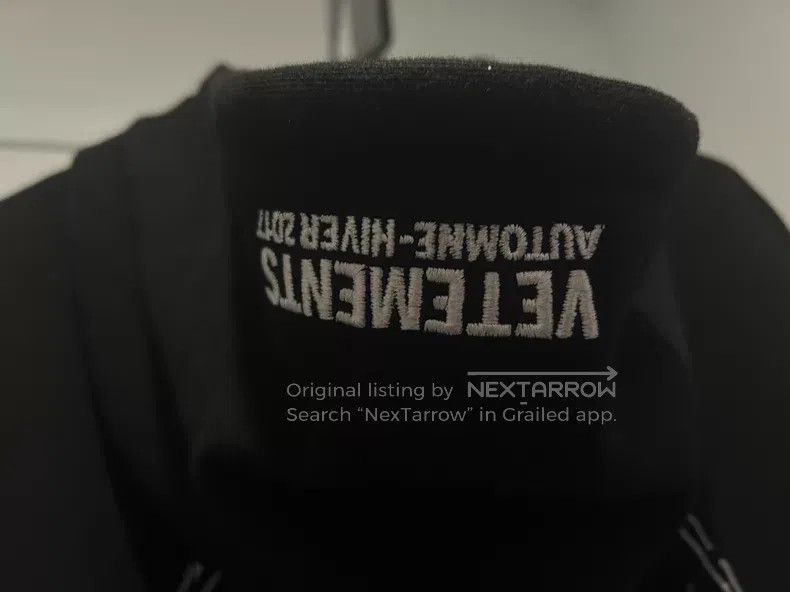 Vetements Vetements Five-Star Sanskrit Hoodie Size US XS / EU 42 / 0 - 5 Thumbnail