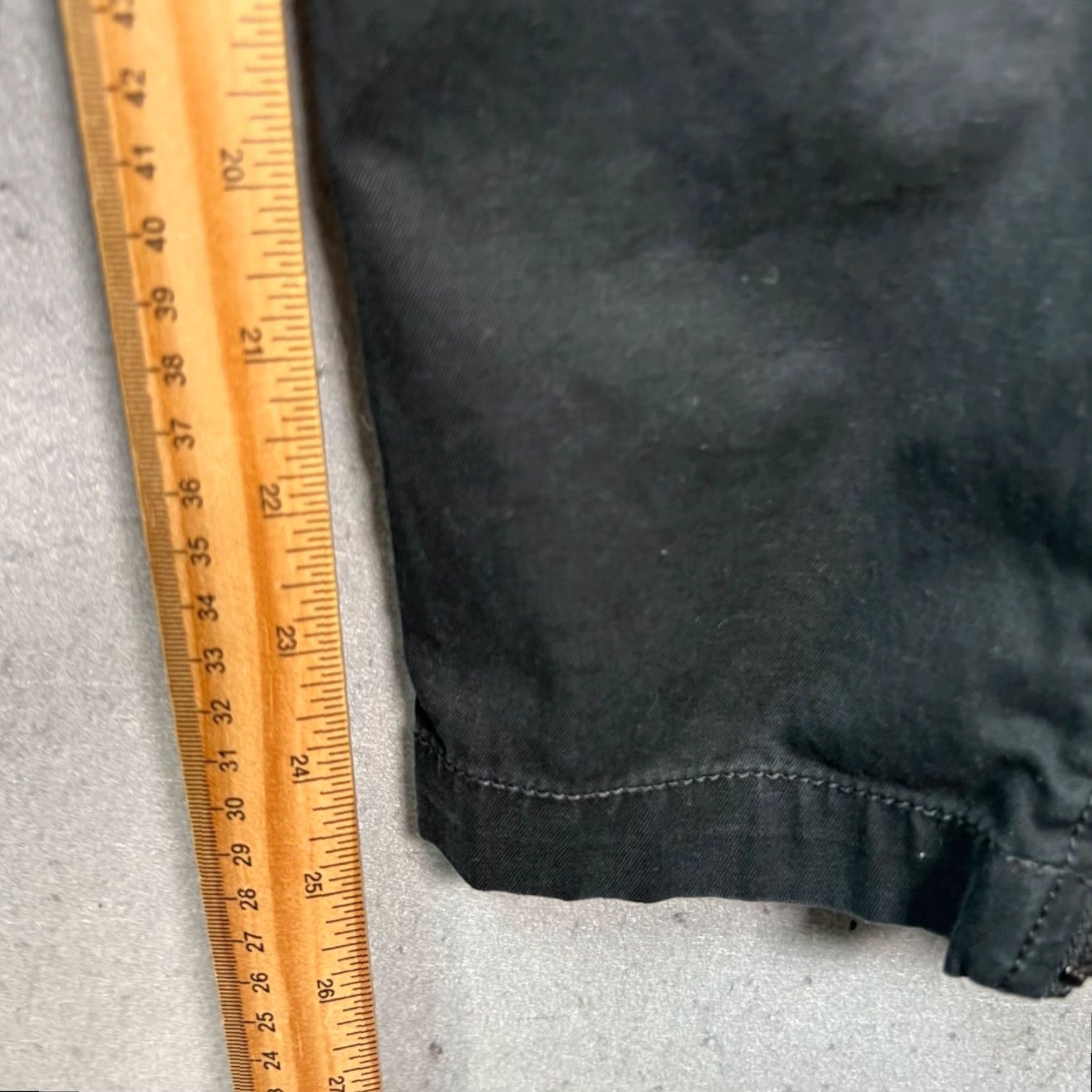 Rag & Bone rag & bone Womens Pants Utility Tapered Leg Black 24 Adult Womens High Rise Cotton Chino Pleated Size 42" / US 20 - 7 Thumbnail
