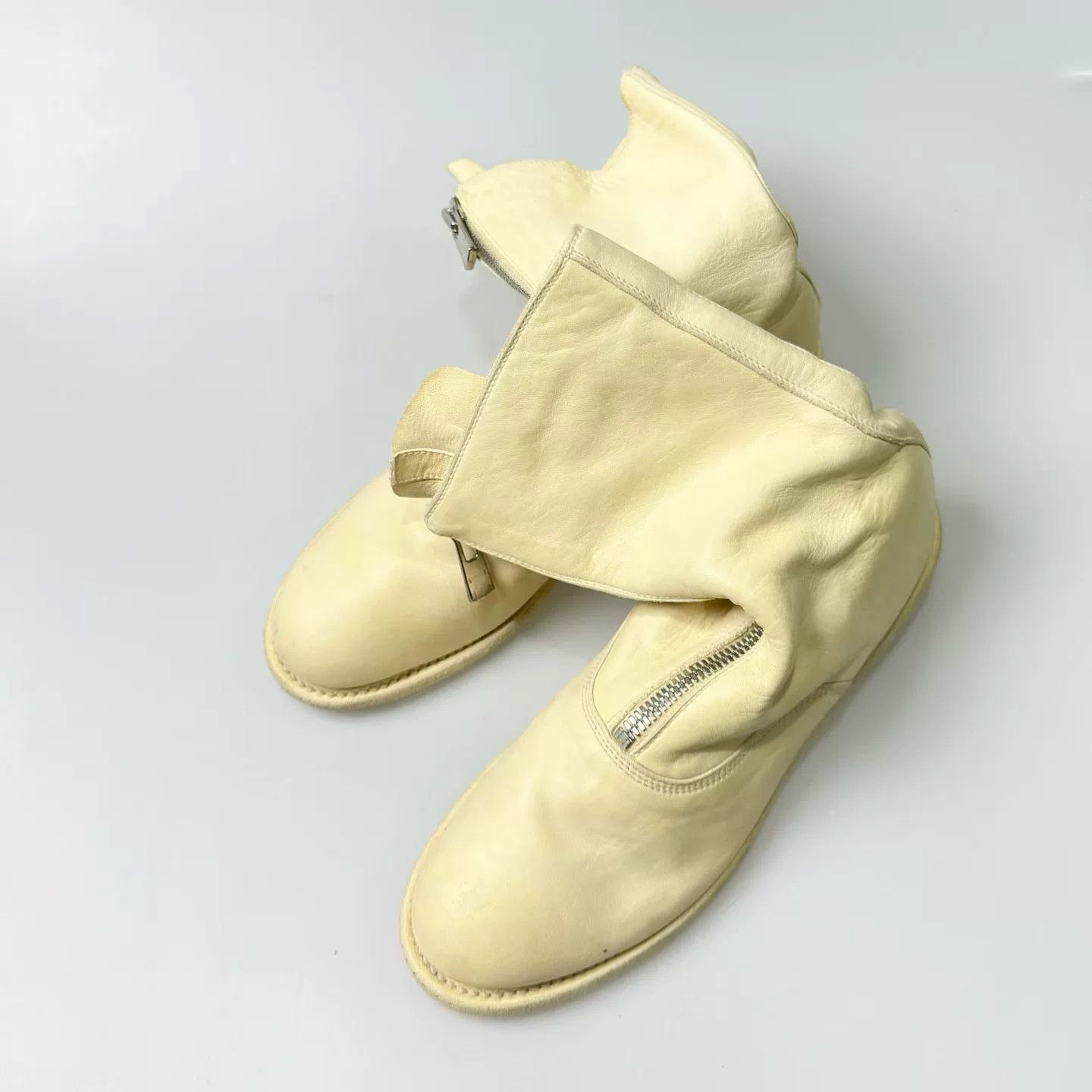 Guidi Guidi White High Boots Size US 6 / IT 36 - 1 Thumbnail