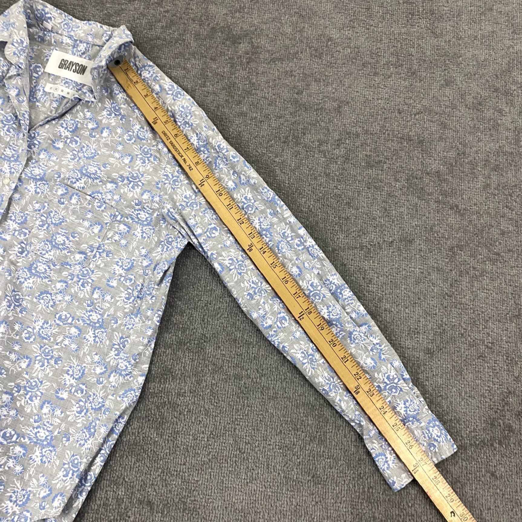 Frank & Eileen GRAYSON Shirt Womens Size 2 Small Floral The Hero Frank & Eileen Button Up Top Size XS / US 0-2 / IT 36-38 - 6 Thumbnail