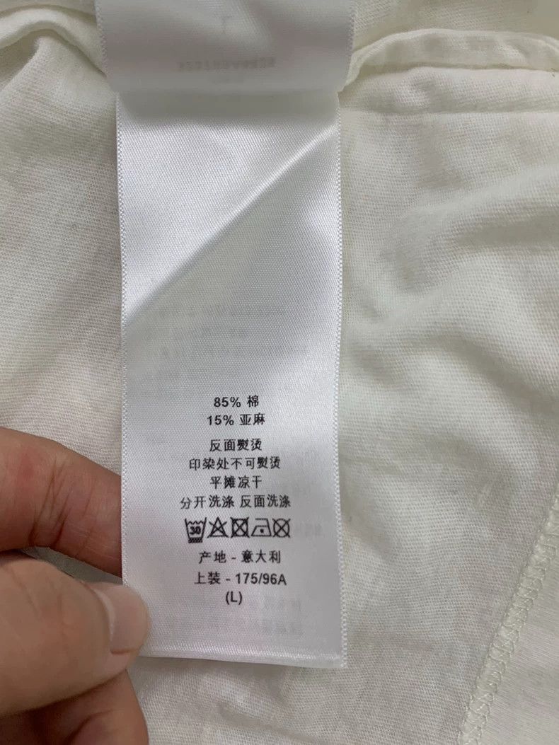 Dior Dior White plant-printed short-sleeved T-shirt Size L / US 10 / IT 46 - 7 Thumbnail
