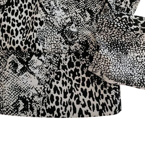 Other Retro AFRM Stryker 1 Shoulder Crop Top Animal Black Women's Size L / US 10 / IT 46 - 8 Thumbnail