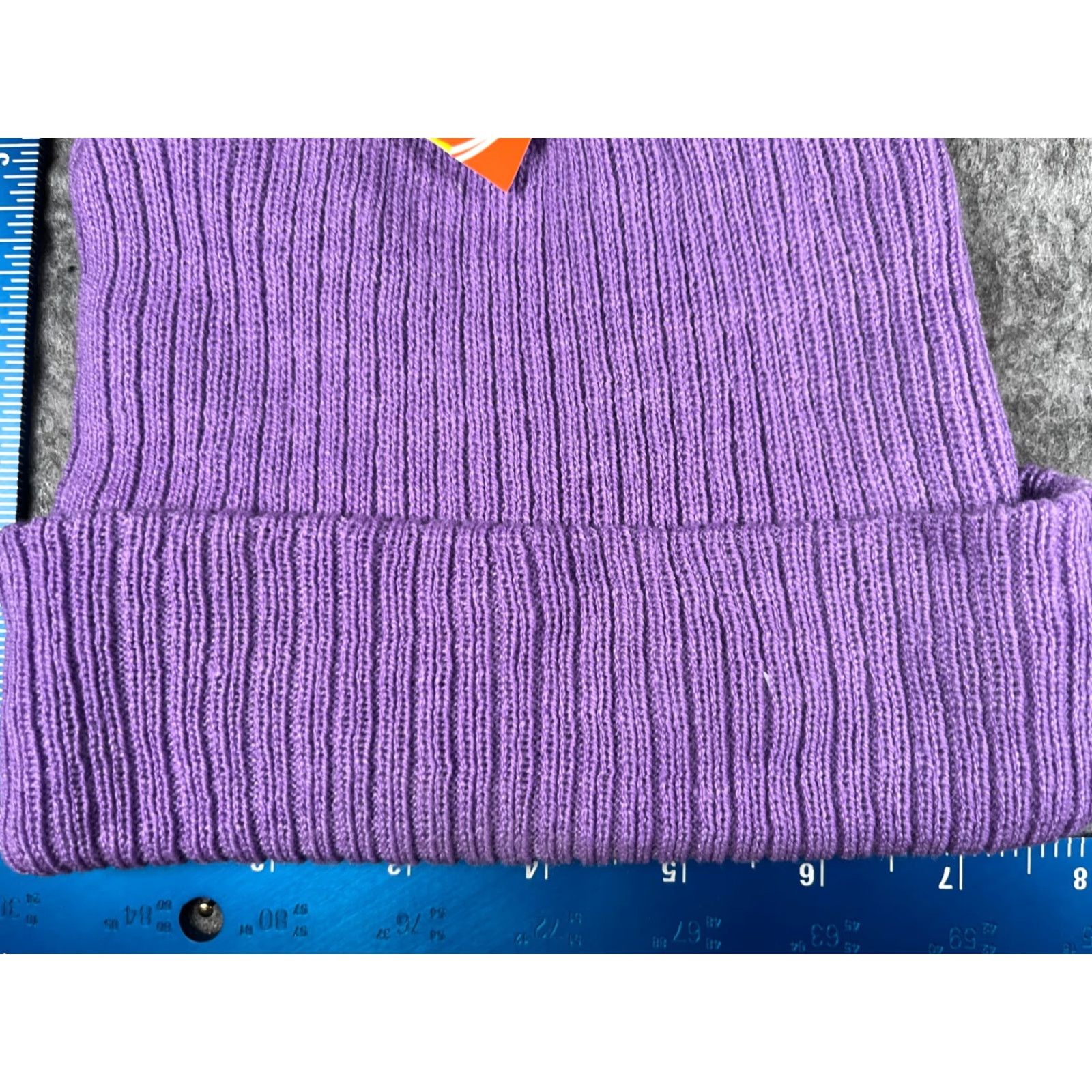 Vintage Wonder Nation Beanie Hat One Size Purple Knit Polyester Women Ski NEW Size ONE SIZE - 2 Thumbnail