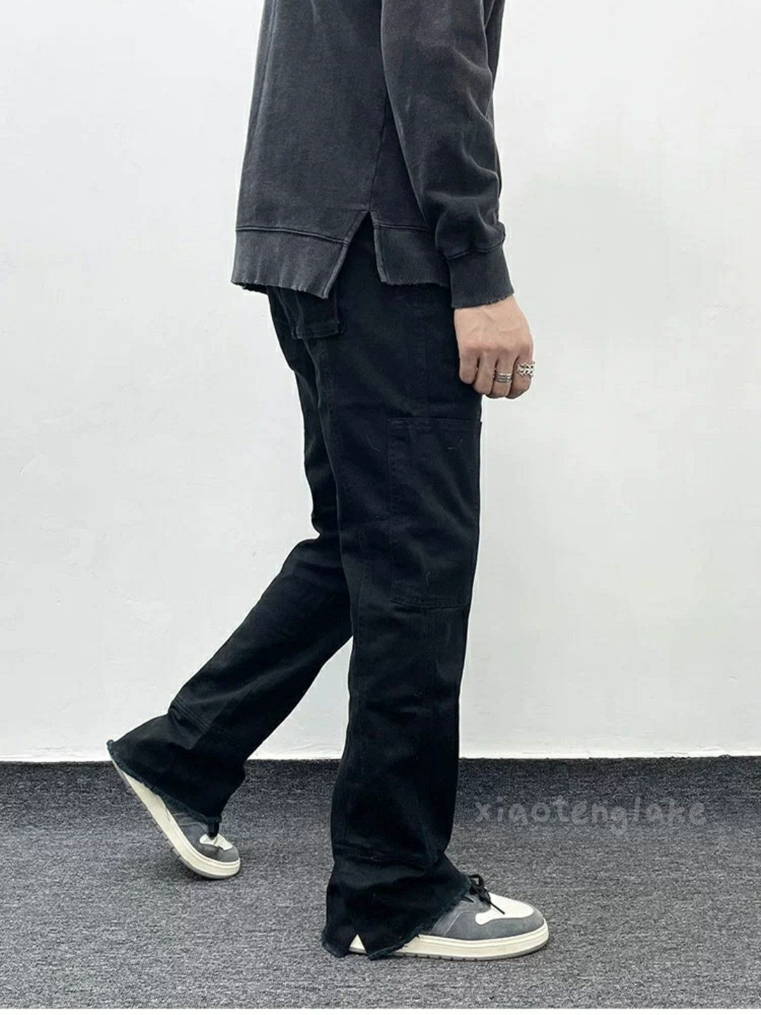 Designer × Japanese Brand × Vintage utility punk yuppie skate hiphop damaged patchwork pants Size US 30 / EU 46 - 2 Thumbnail