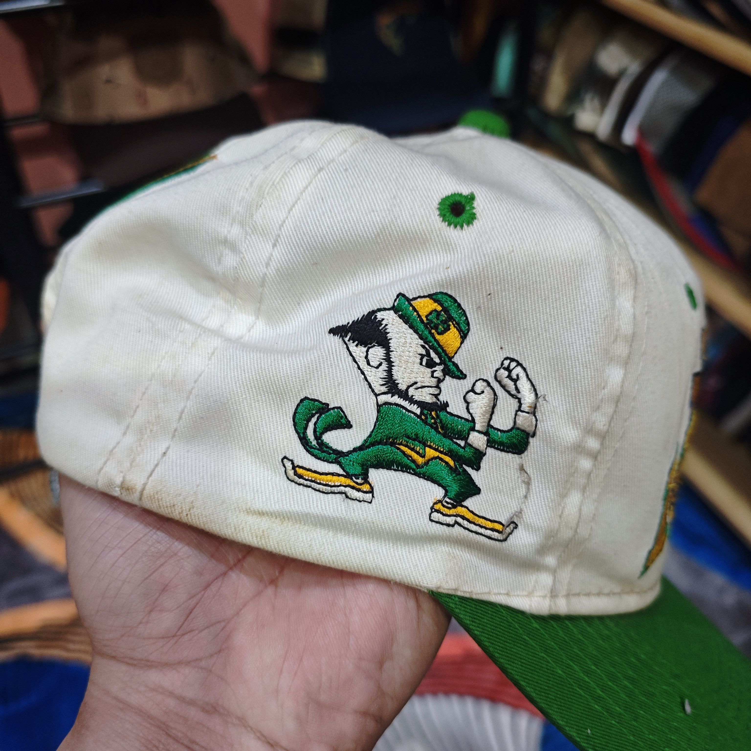 Vintage Notre Dame Irish University of Notre Dame Blockhead Size ONE SIZE - 5 Thumbnail