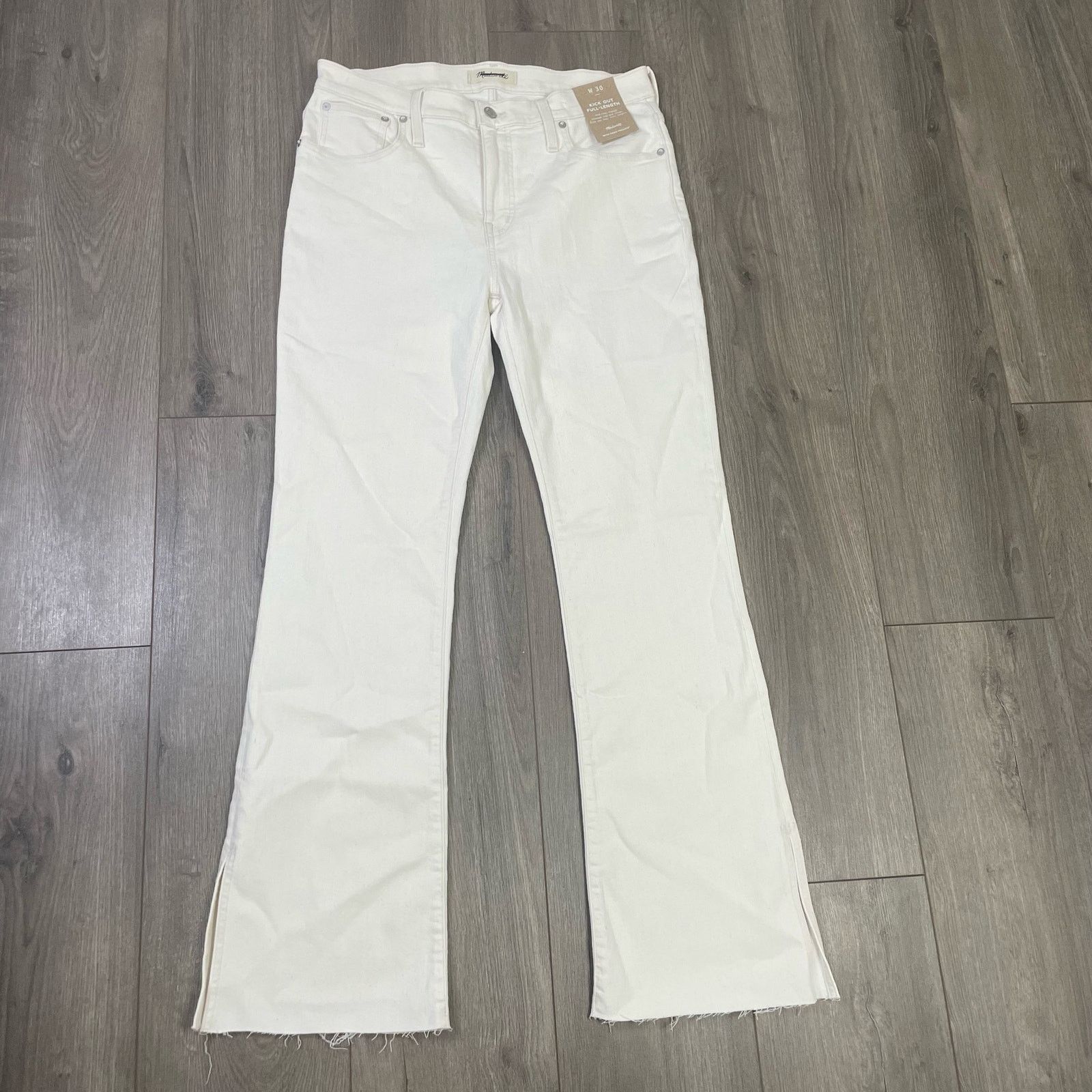 Madewell Madewell Kick Out Full Length Canvas Jeans US Women's 30 New Size 30" / US 8 / IT 44 - 1 Thumbnail