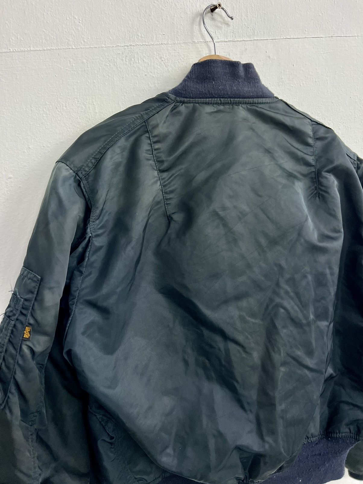Alpha Industries × Vintage VINTAGE ALPHA INDUSTRIES MA-1 REVERSIBLE BOMBER JACKET Size US L / EU 52-54 / 3 - 14 Thumbnail