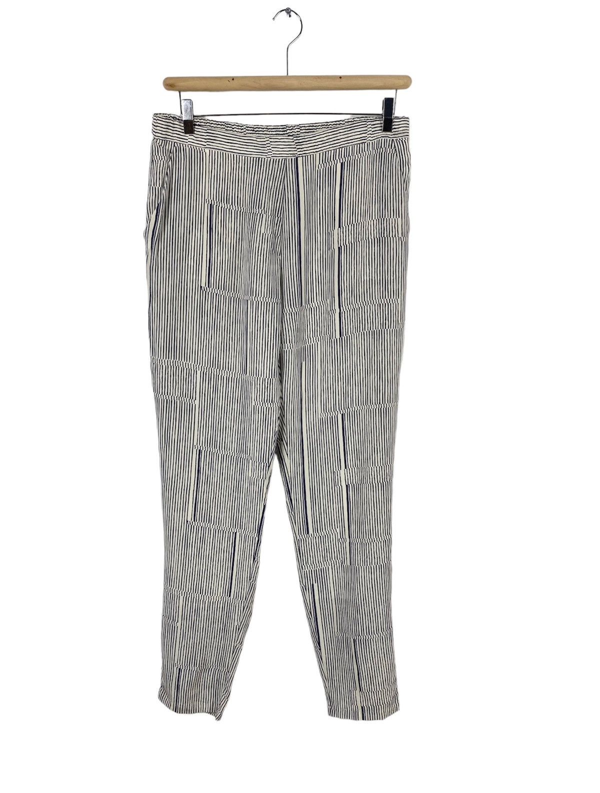 Other Sharin Foo for Noa Noa Silk Trousers Striped Pattern size 40 Size 27" / US 4 / IT 40 - 6 Thumbnail