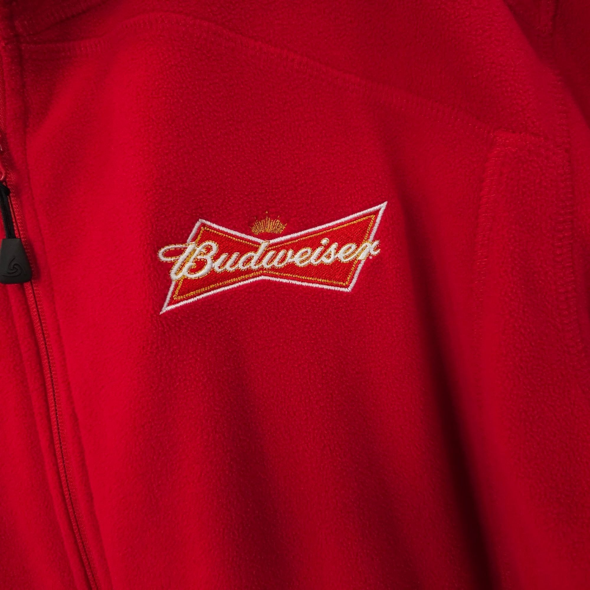 Other Budweiser Fleece Jacket Mens XL Embroidered Logo Full Zip Size US XL / EU 56 / 4 - 3 Thumbnail
