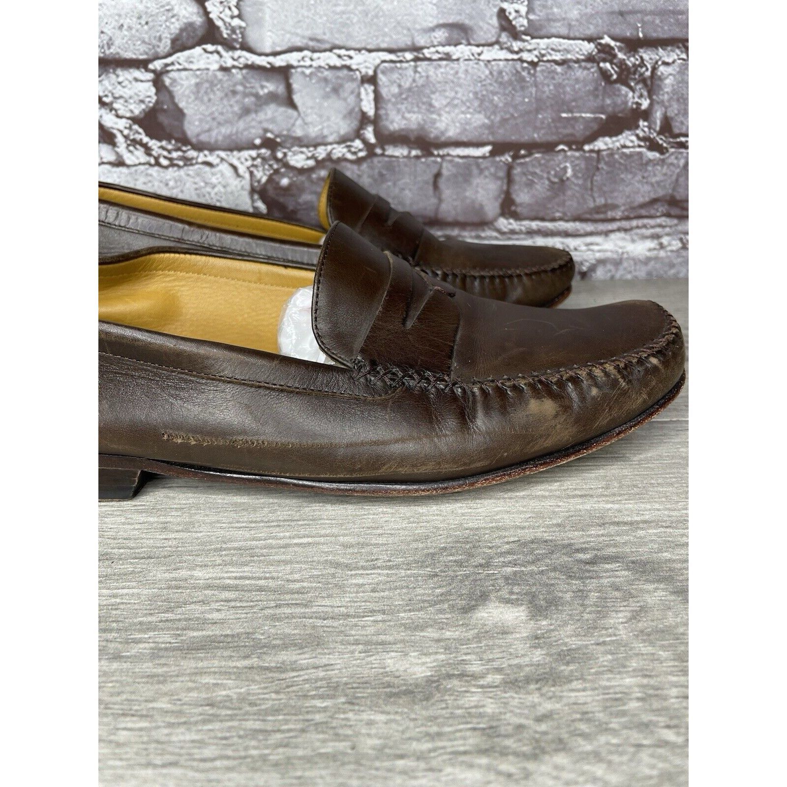 Cole Haan Cole Haan Resort Penny Loafer Men's Sz 9.5D Brown Leather Mo Size US 9.5 / EU 42-43 - 9 Thumbnail