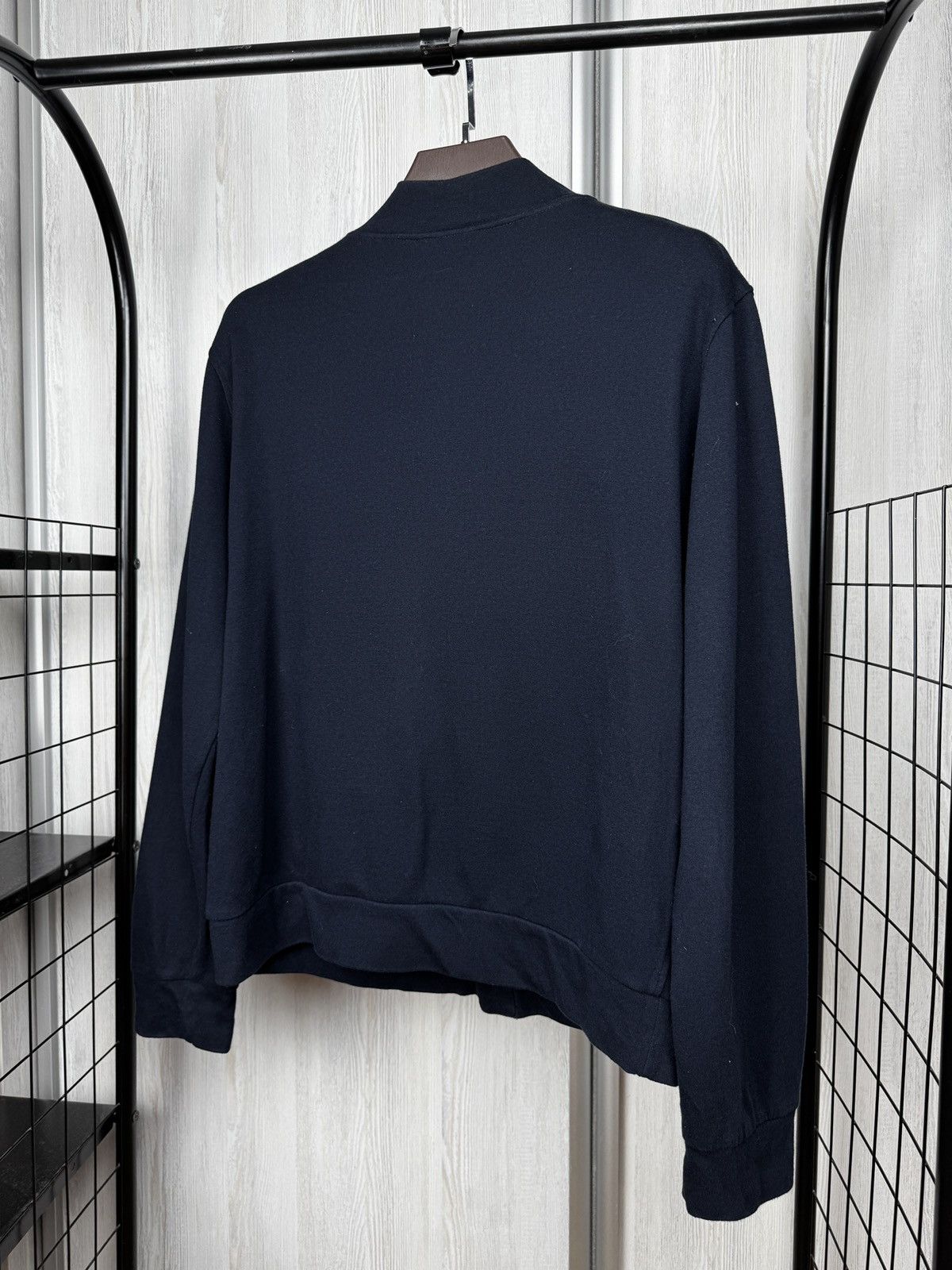 Other Umberto Bilancioni navy blue silk cotton lux bomber jacket Size US L / EU 52-54 / 3 - 10 Thumbnail