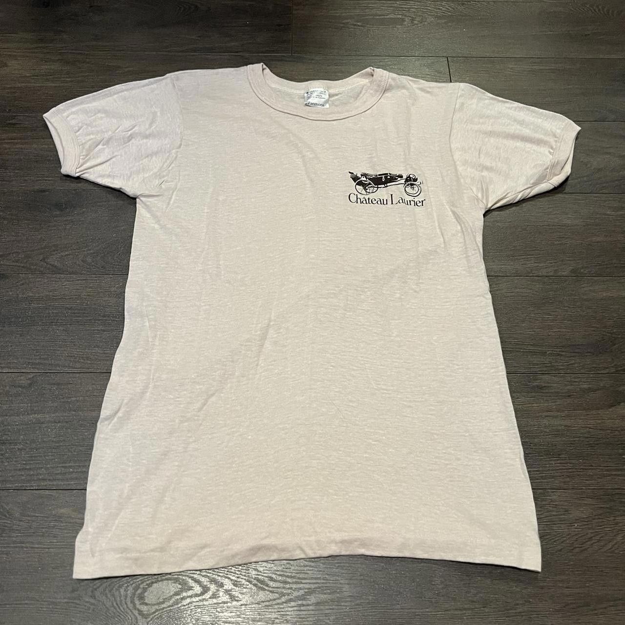 Designer Vintage Chateau Laurier T Shirt 80s Small Size US M / EU 48-50 / 2 - 3 Thumbnail