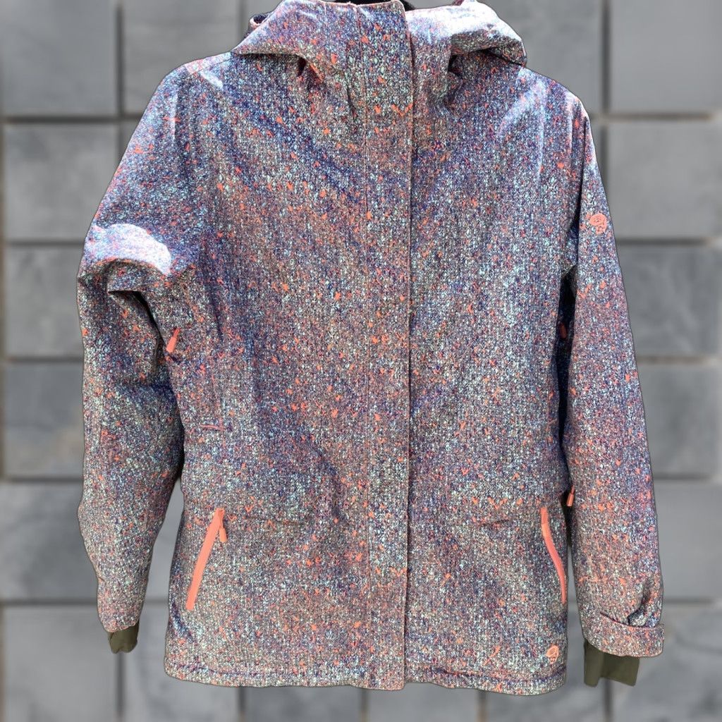 Mountain Hardwear Mountain Hardwear Women's Multicolor Full-Zip Hooded Jacket S Pockets Ski Snow Jacket Size S / US 4 / IT 40 - 1 Thumbnail