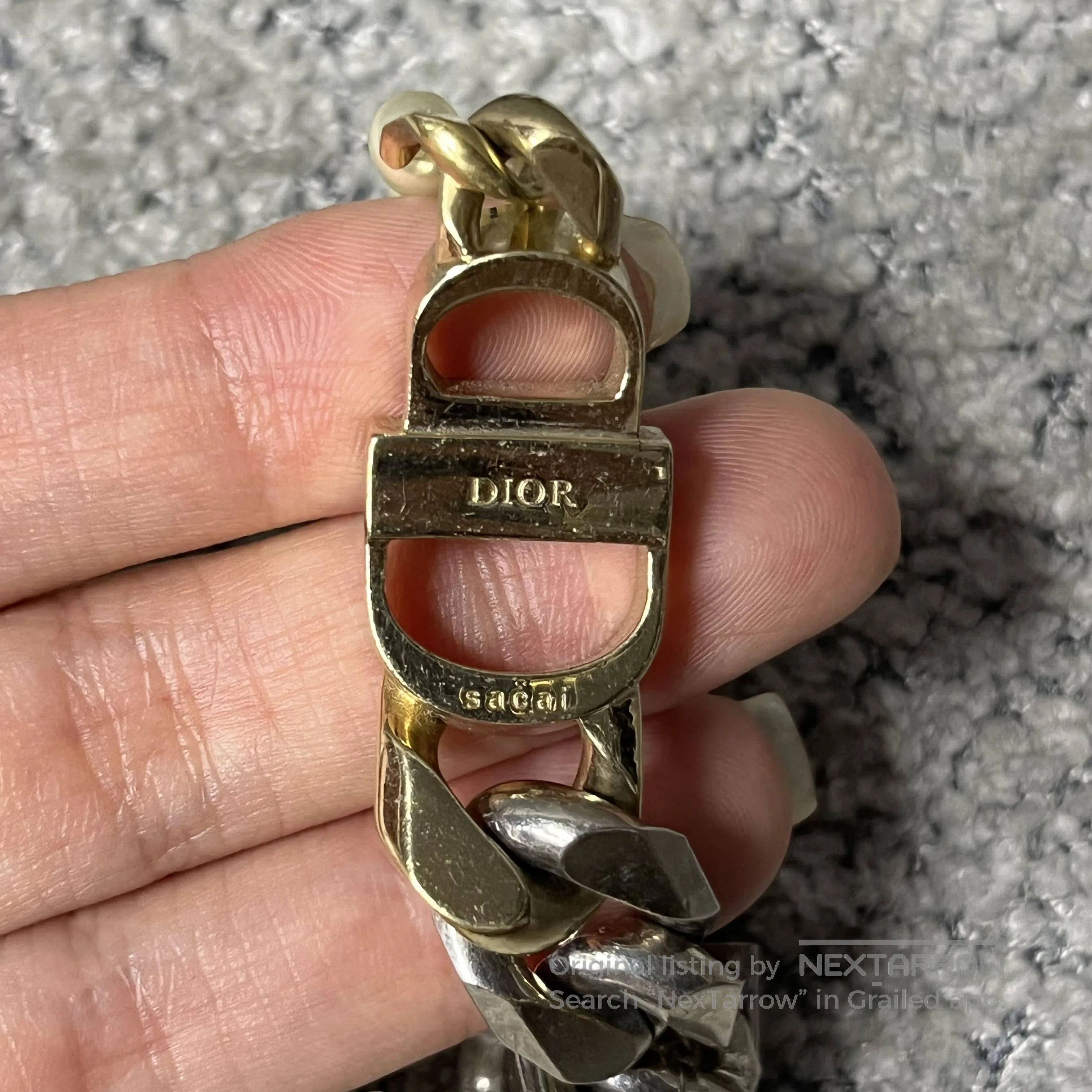 Dior Dior Metal Pearl Logo Bracelet| Size ONE SIZE - 4 Thumbnail