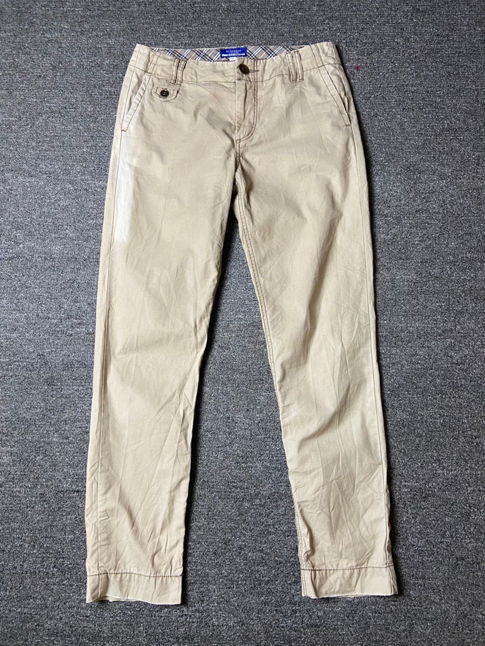 Burberry × Designer × Vintage Burberry London Blue Label Straight Cut Pants (126) Size US 30 / EU 46 - 1 Thumbnail