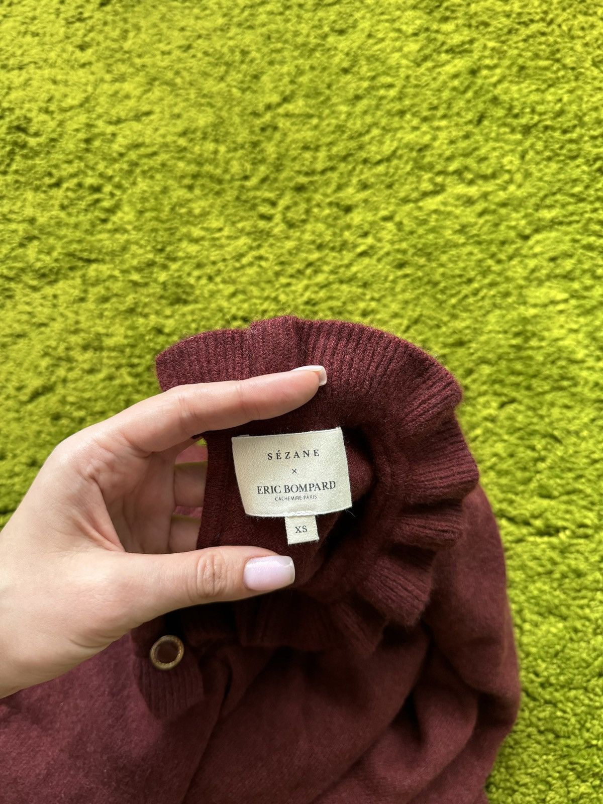 Bompard × Sezane Sezane x Eric Bompard 100% cashmere sweater Size XS / US 0-2 / IT 36-38 - 3 Thumbnail