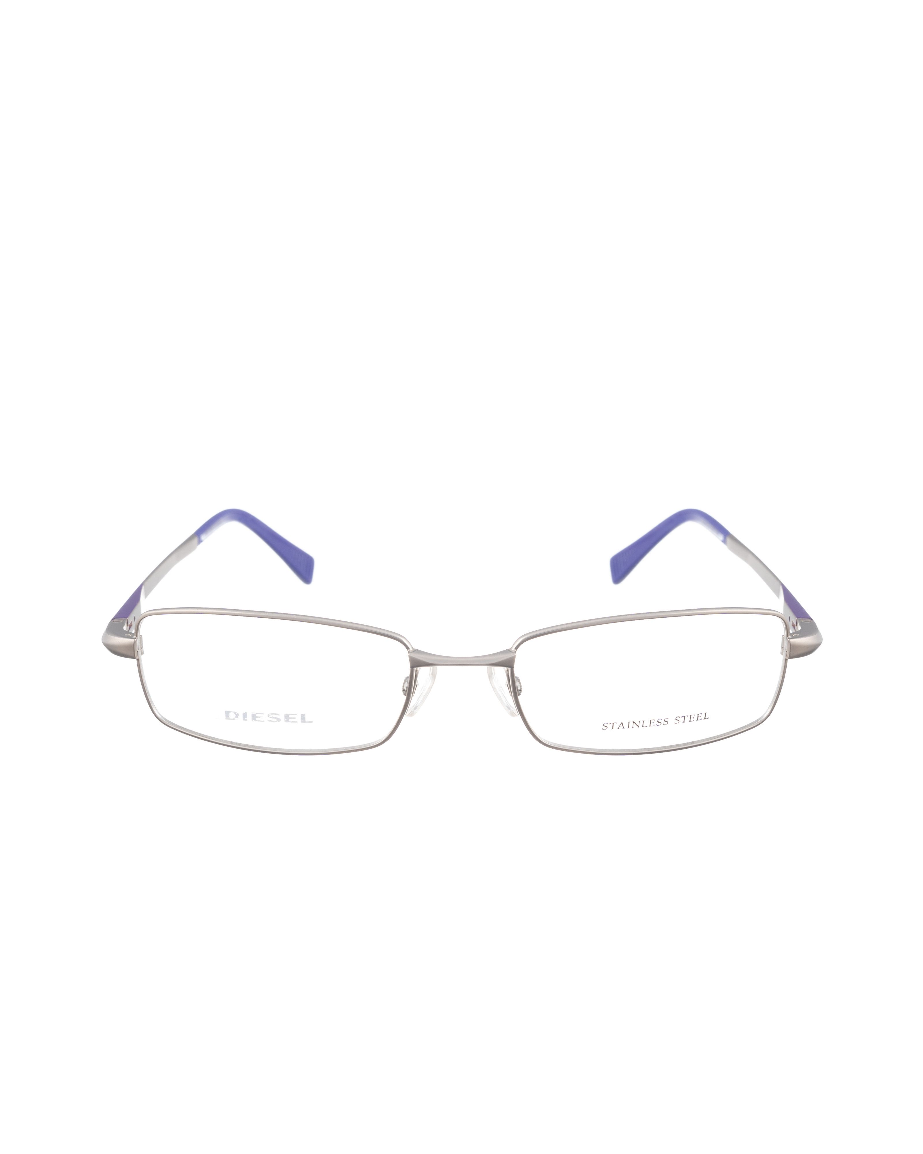 Diesel Diesel 00s Matte Metal Silver Glasses with Violet Temples Size ONE SIZE - 2 Thumbnail