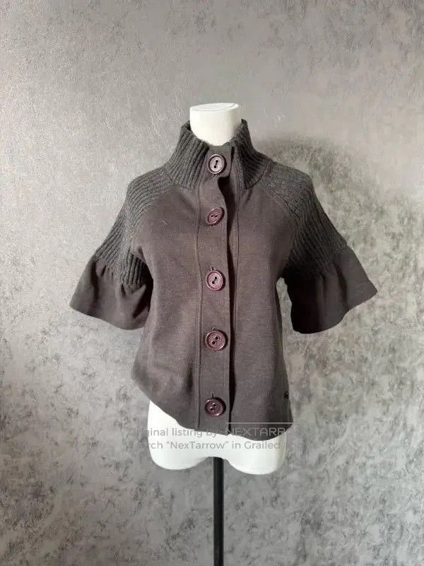 Burberry Burberry Gray Short Cardigan for Women. Size M / US 6-8 / IT 42-44 - 2 Thumbnail
