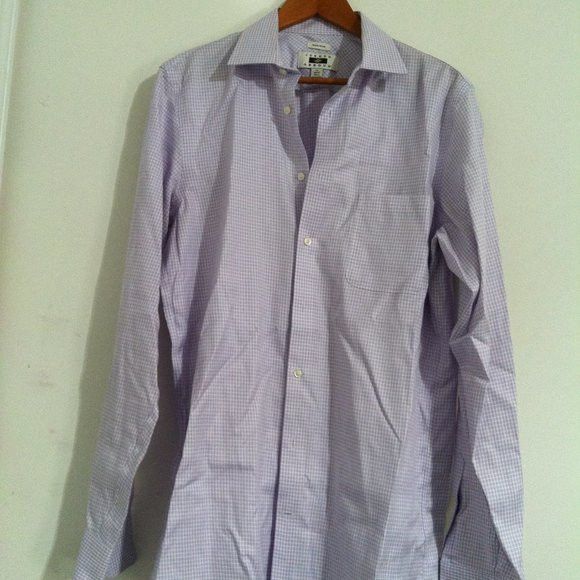 Joseph Abboud JOSEPH ABBOUD MENS LAVENDER 100%COTTON DRESS SHIRT 16/36-37 Size US L / EU 52-54 / 3 - 4 Thumbnail