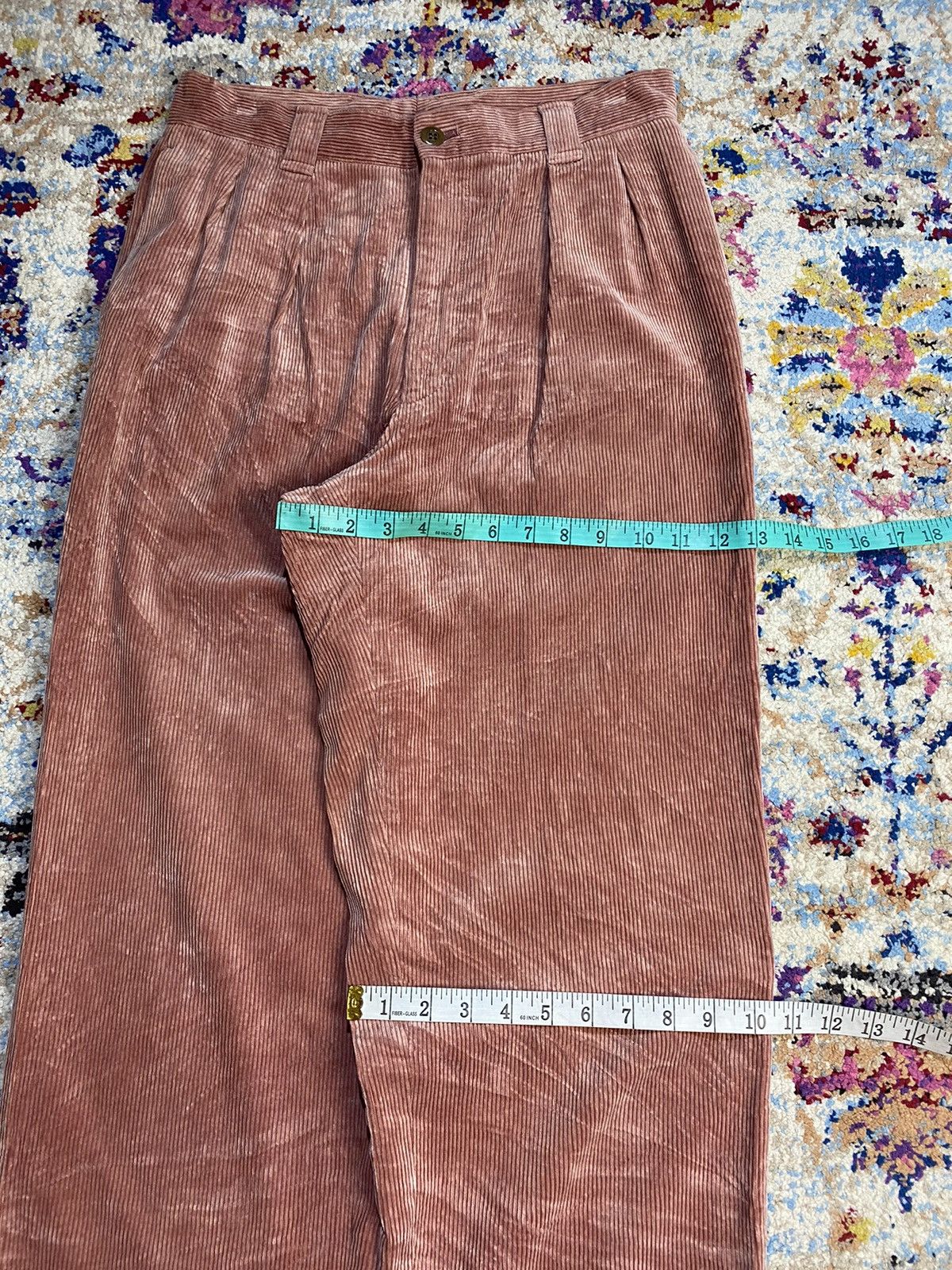 JUN MEN × Vintage 80s JUN MEN CORDUROY RELAXED STRAIGHT CASUAL PANTS W30 Size US 30 / EU 46 - 10 Thumbnail