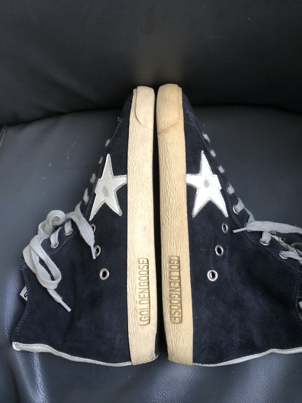 Golden Goose Golden Goose Francy Blue Suede Women’s Sneakers Size 38 Size US 8 / IT 38 - 19 Thumbnail