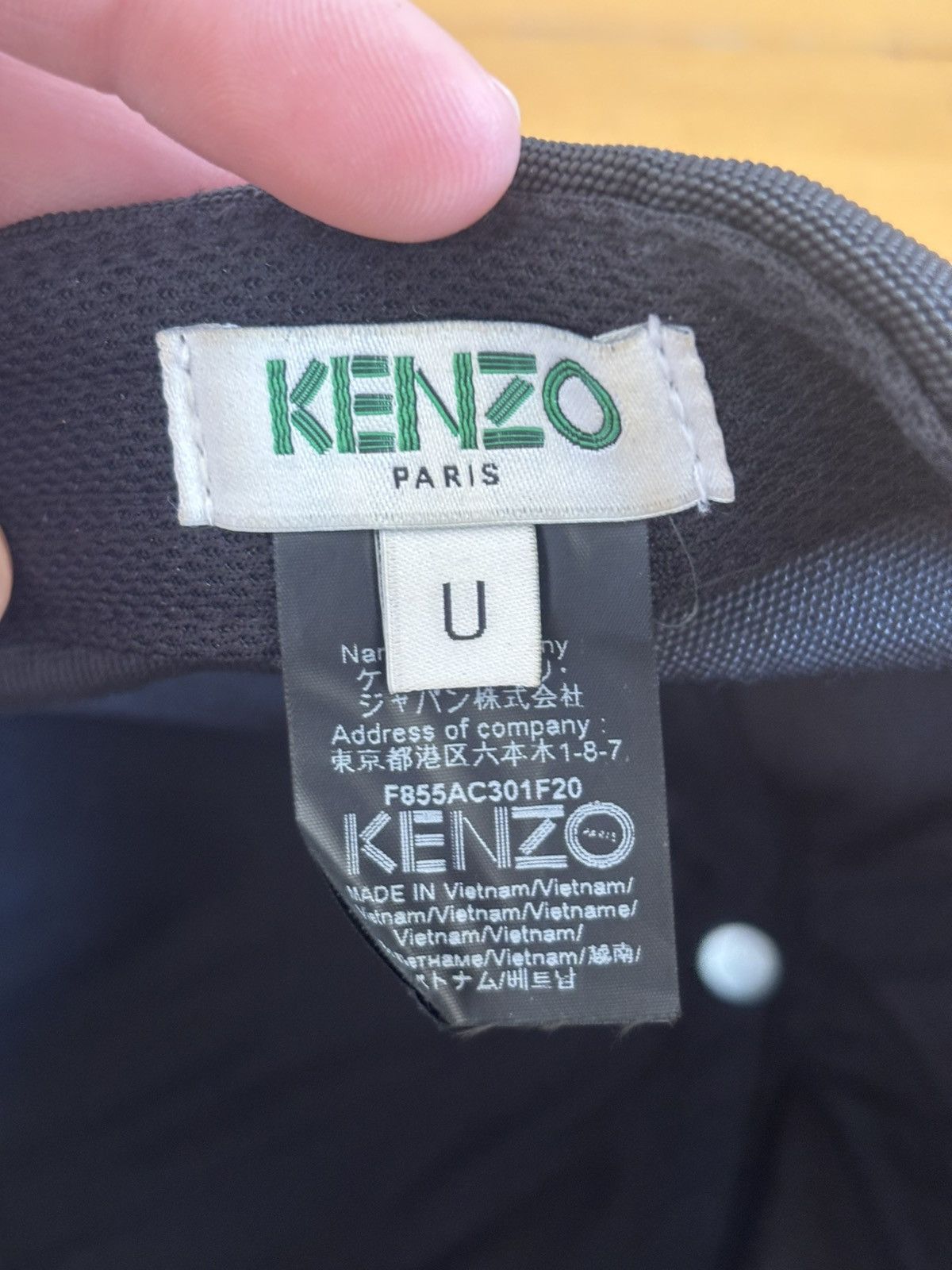 Kenzo Kenzo Paris Tiger Logo Baseball Cap Canvas Embroidered Size ONE SIZE - 6 Thumbnail