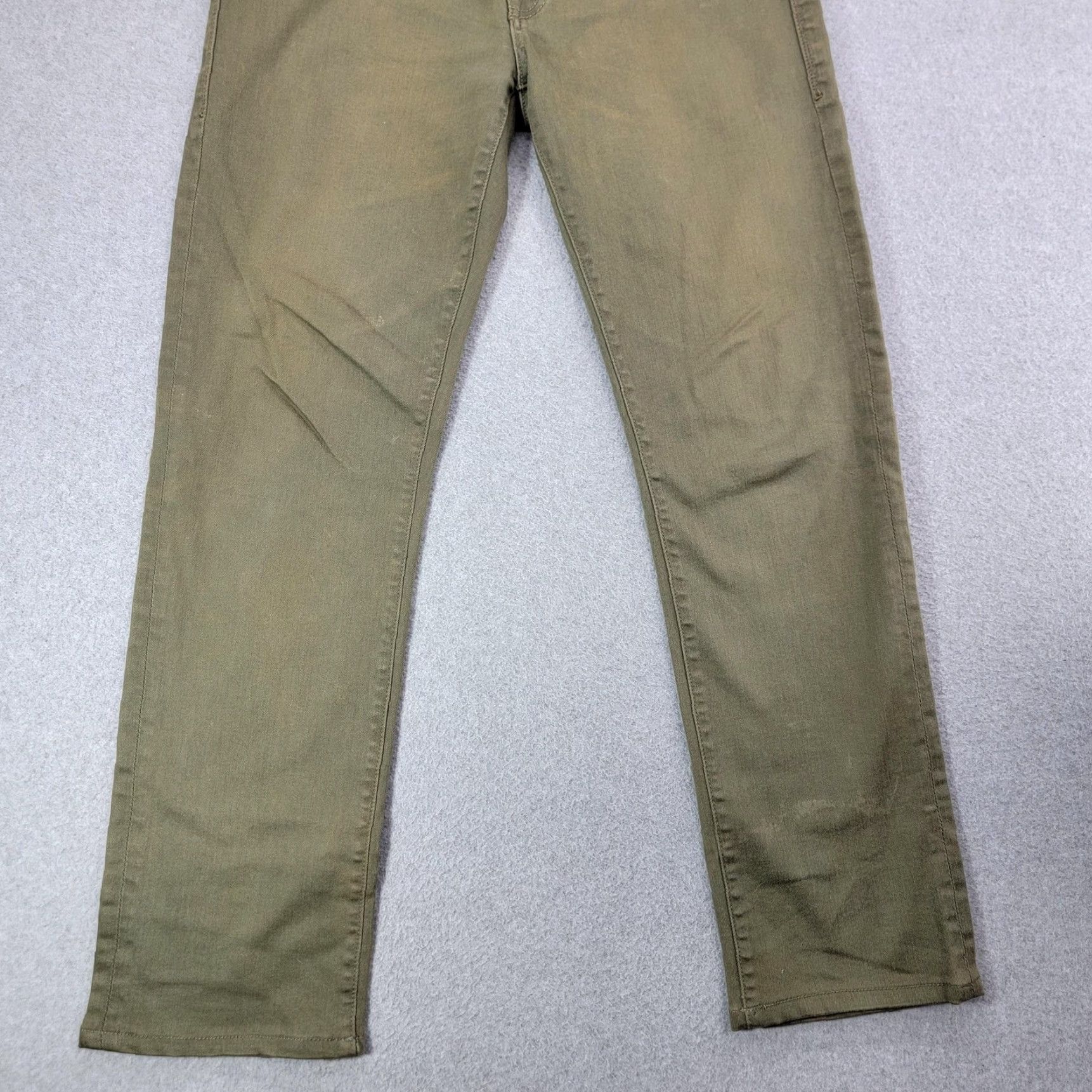 Vintage Fidelity Denim Jeans Mens 30 Slim Straight Karma Olive Jimmy Zip Fly 5-Pocket Made USA Mens Size US 30 / EU 46 - 2 Thumbnail
