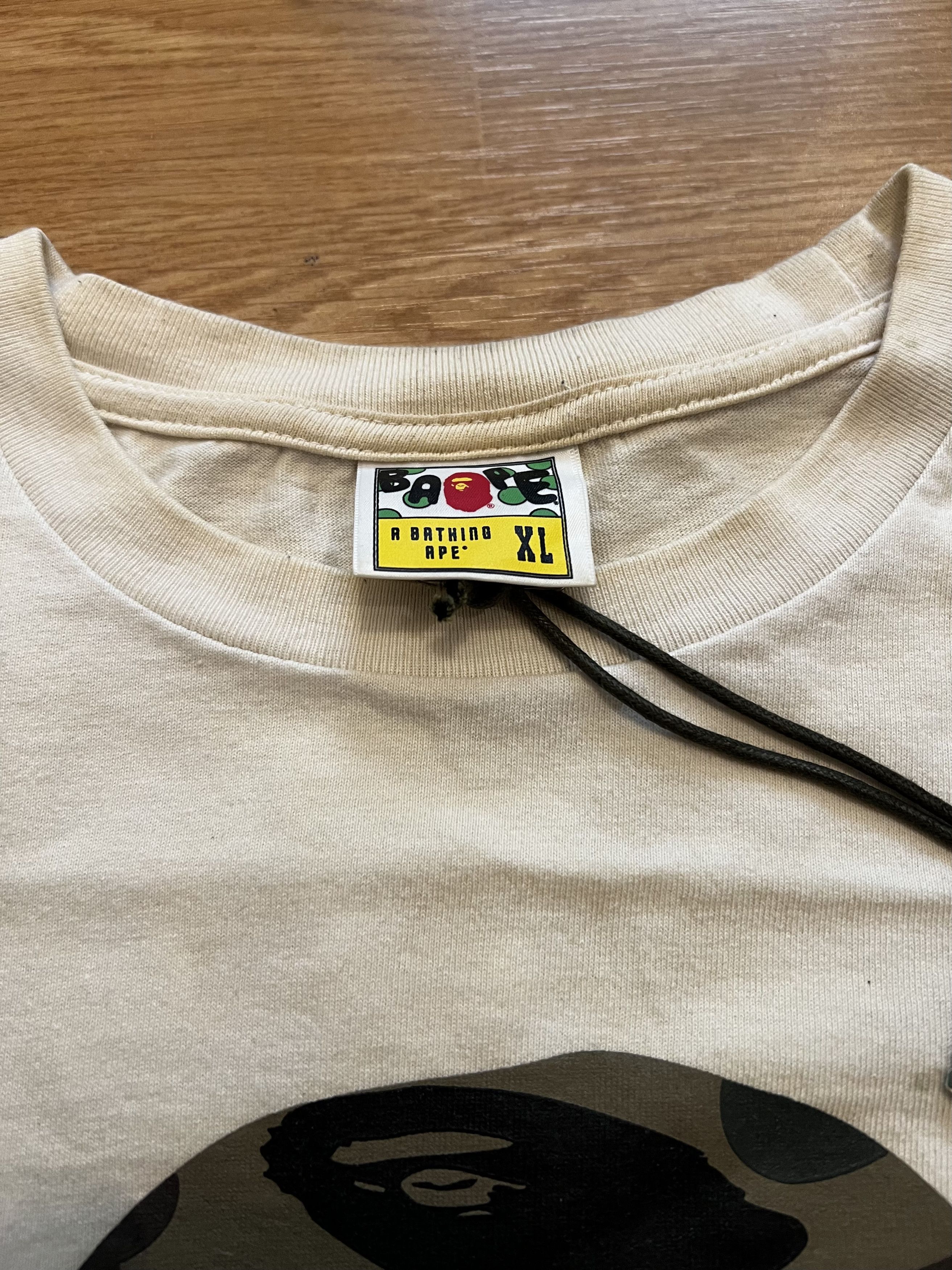 Bape A Bathing Ape Camo Logo Tee Size US XL / EU 56 / 4 - 9 Thumbnail