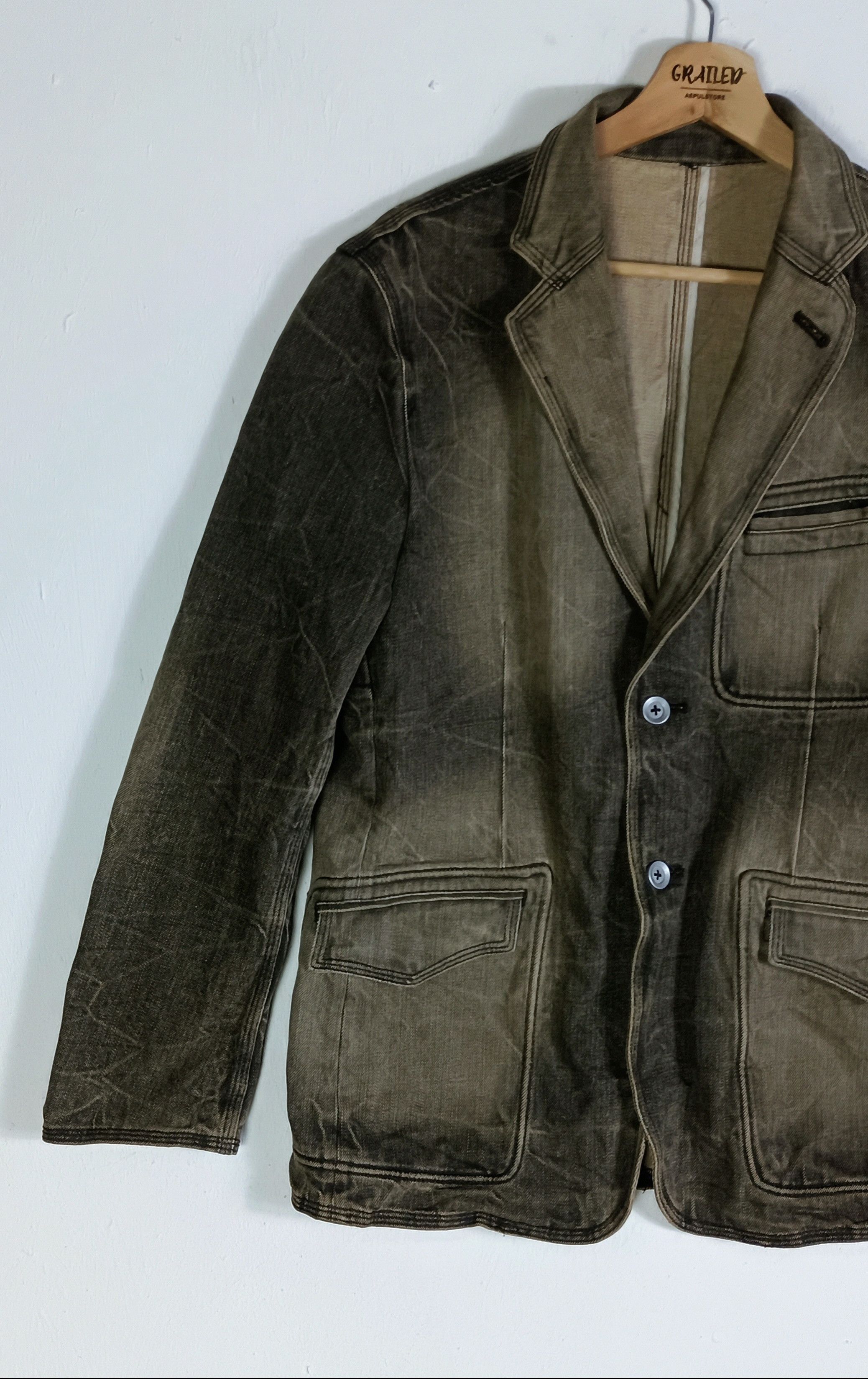 Jun Takahashi Vintage💥 Jun Men by Jun Takahashi Denim Chroe Size US M / EU 48-50 / 2 - 3 Thumbnail
