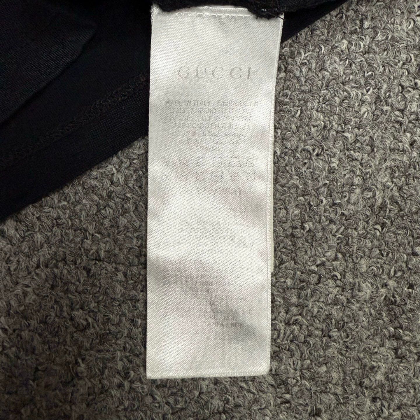 Gucci Gucci Apple Logo Black Short Tee XS Size XS / US 0-2 / IT 36-38 - 4 Thumbnail