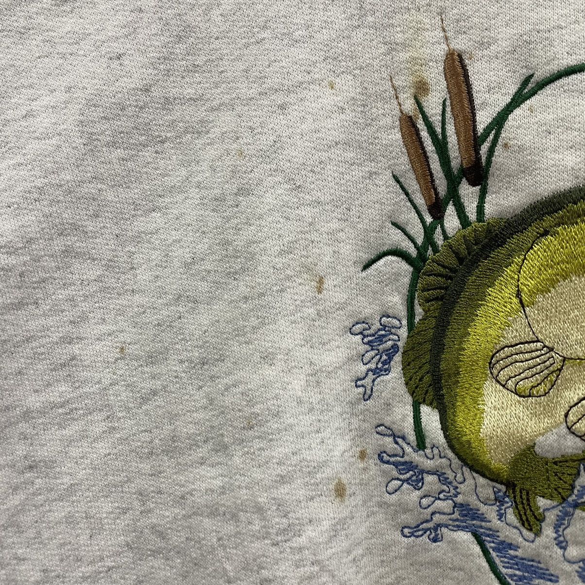 Vintage 🔥🔥Vintage MV Sports Big Fish Trout Lake Design Sweatshirts Size US M / EU 48-50 / 2 - 6 Thumbnail