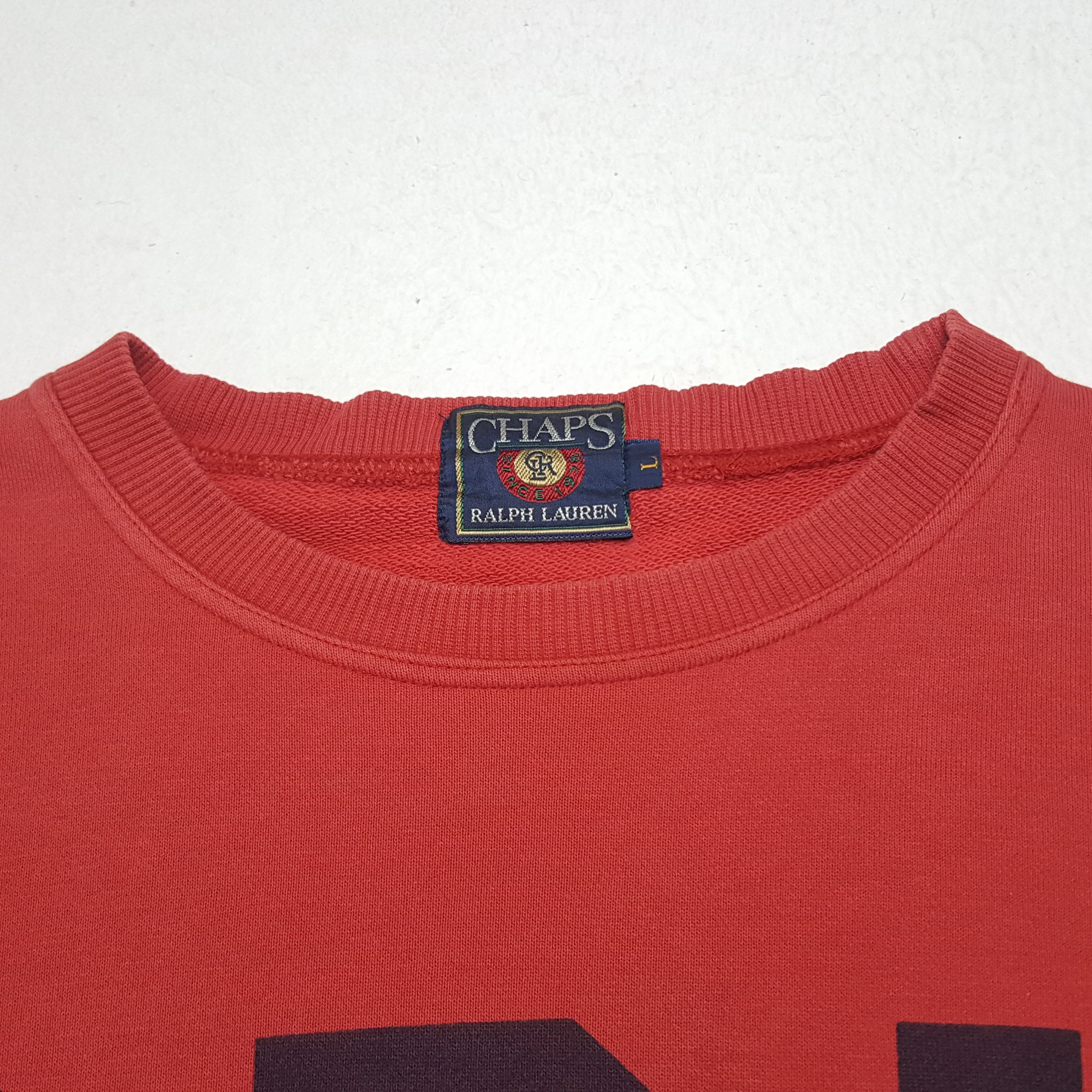 Chaps Ralph Lauren × Vintage Vintage CRL Chaps Ralph Lauren American Brand Sweatshirt Size US XL / EU 56 / 4 - 4 Thumbnail