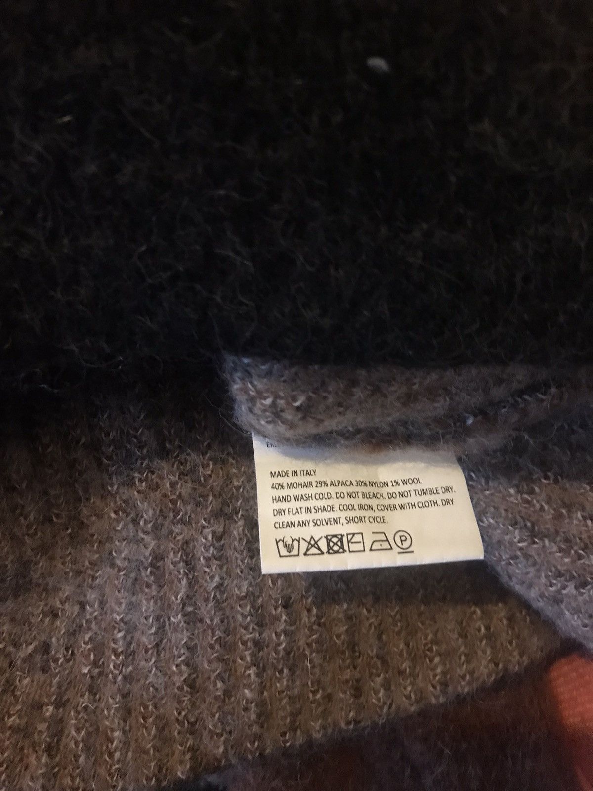 ERL Ombré mohair alpaca wool knit Size US L / EU 52-54 / 3 - 6 Thumbnail